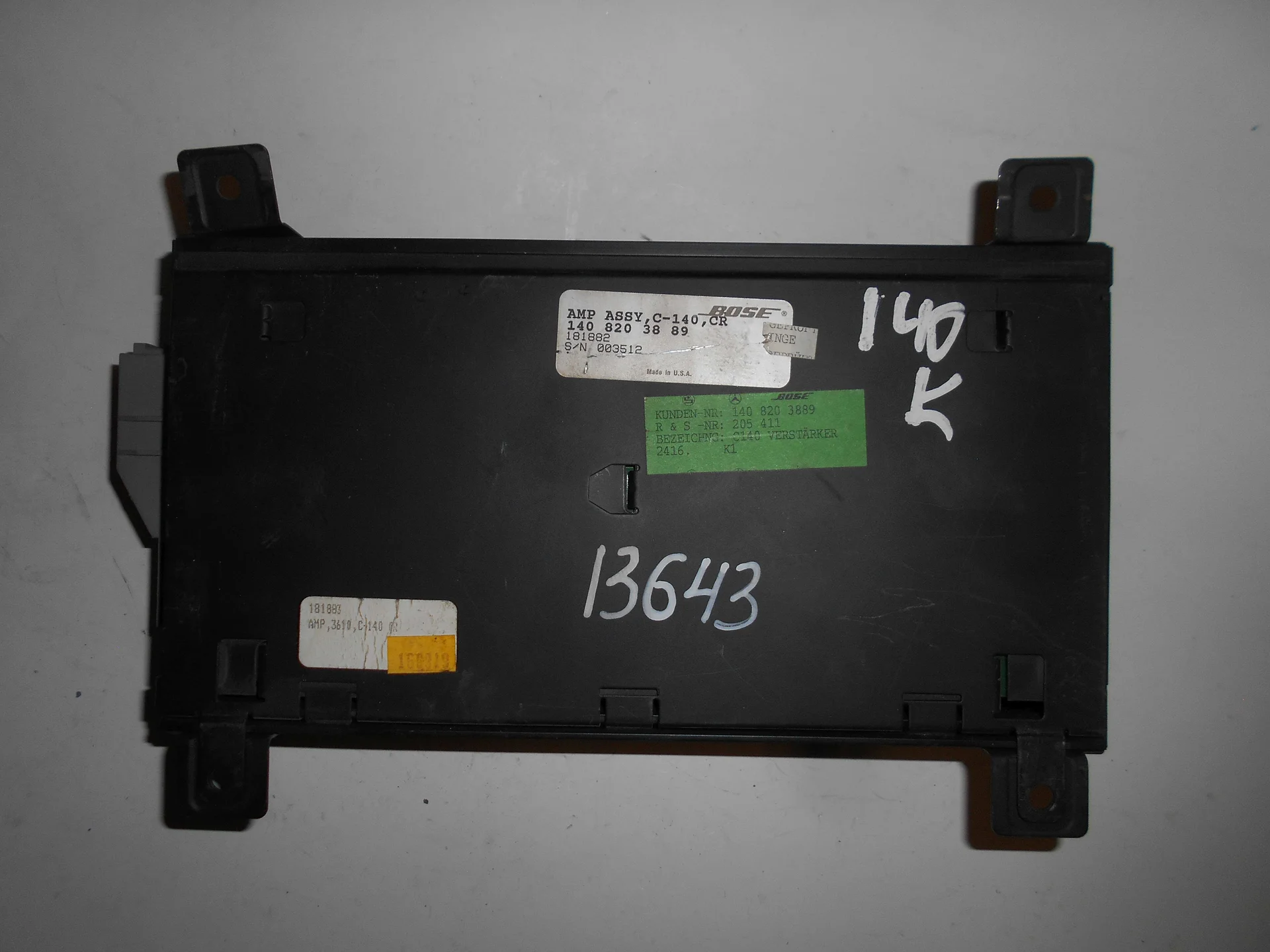 Усилитель аудио Mercedes-Benz C140  A1408203889 - миниатюра 2