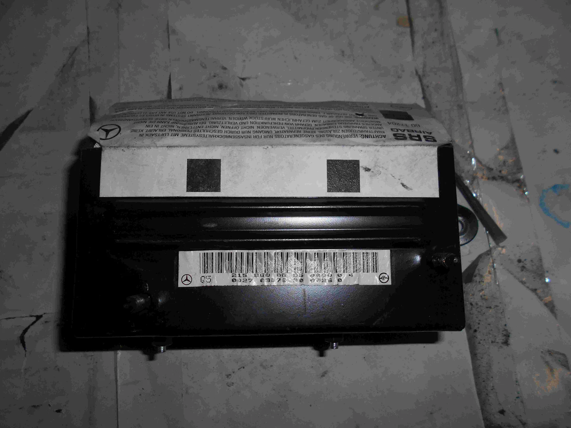 Подушка безопасности боковая задняя справа Mercedes-Benz C215 A2158600805 - миниатюра 2