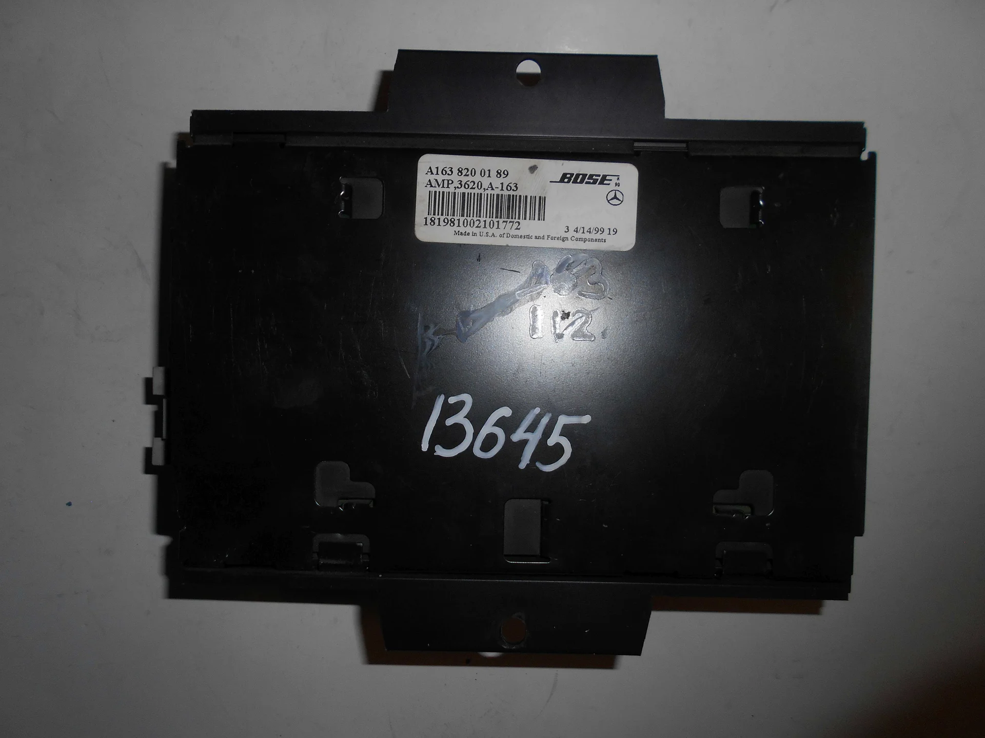 Усилитель аудио Mercedes-Benz W163 A1638200189 - миниатюра 2
