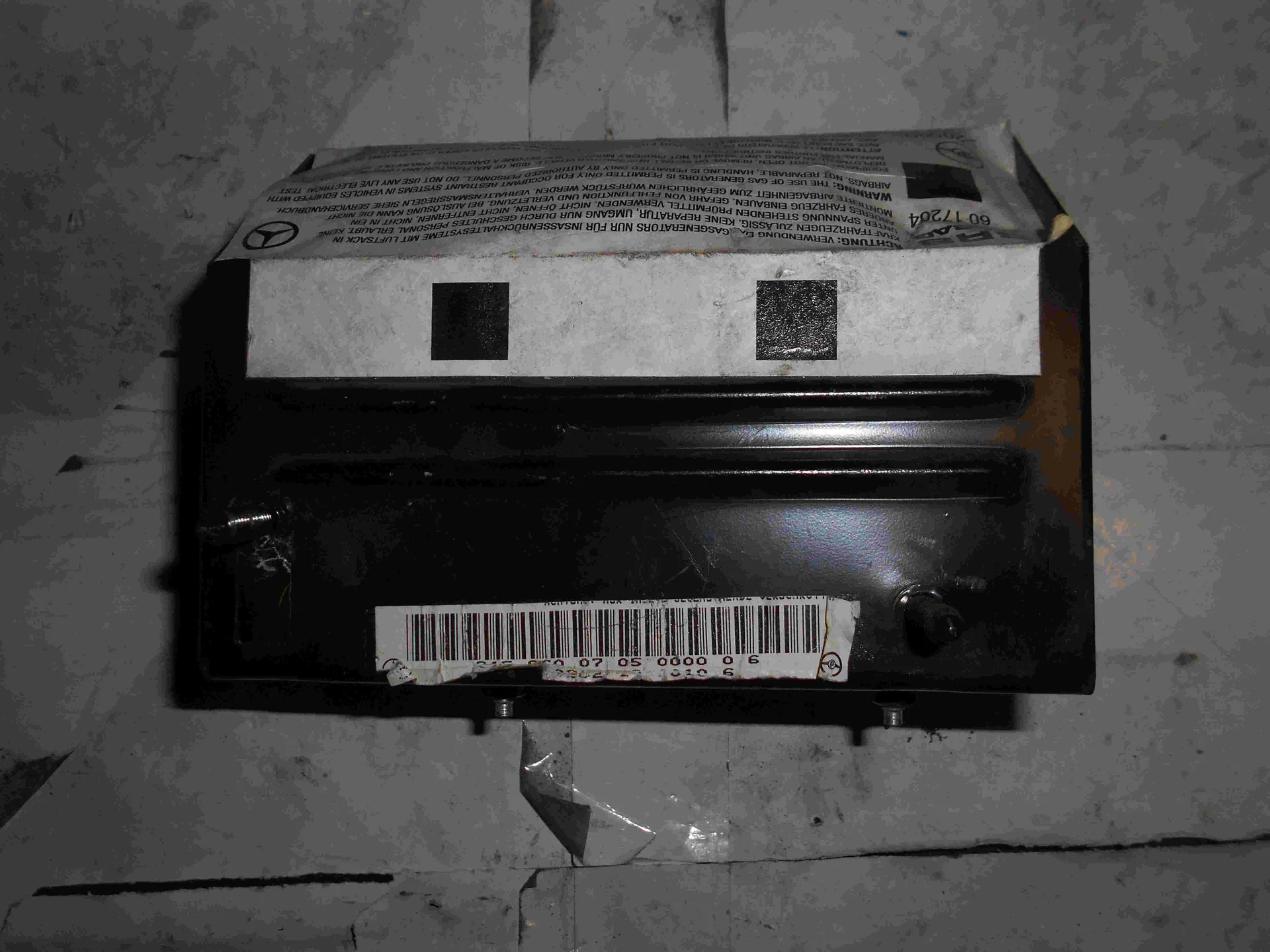 Подушка безопасности боковая задняя слева Mercedes-Benz C215  A2158600705 - миниатюра 2