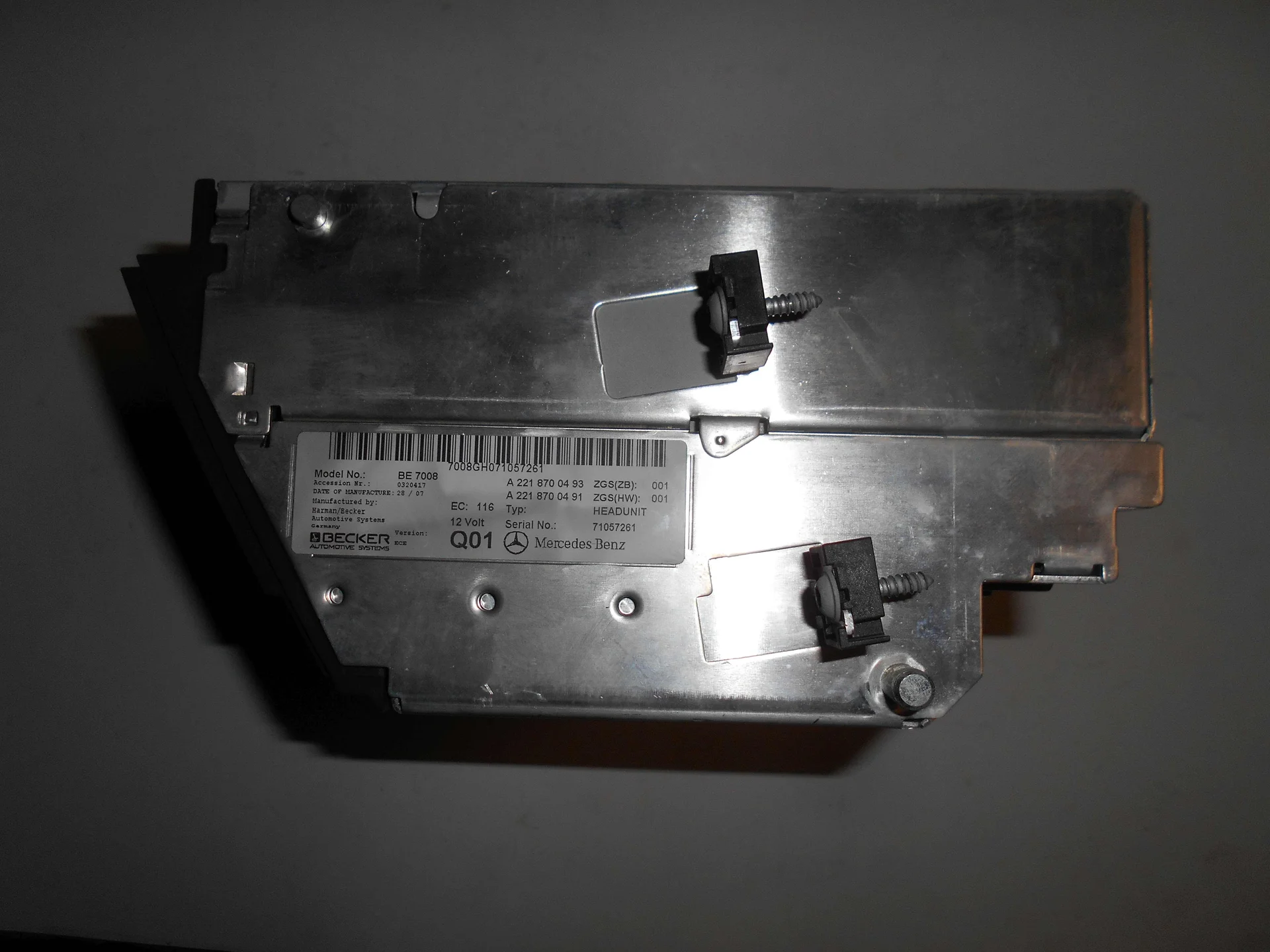 Магнитола Mercedes-Benz W221 A2218700493 - миниатюра 5