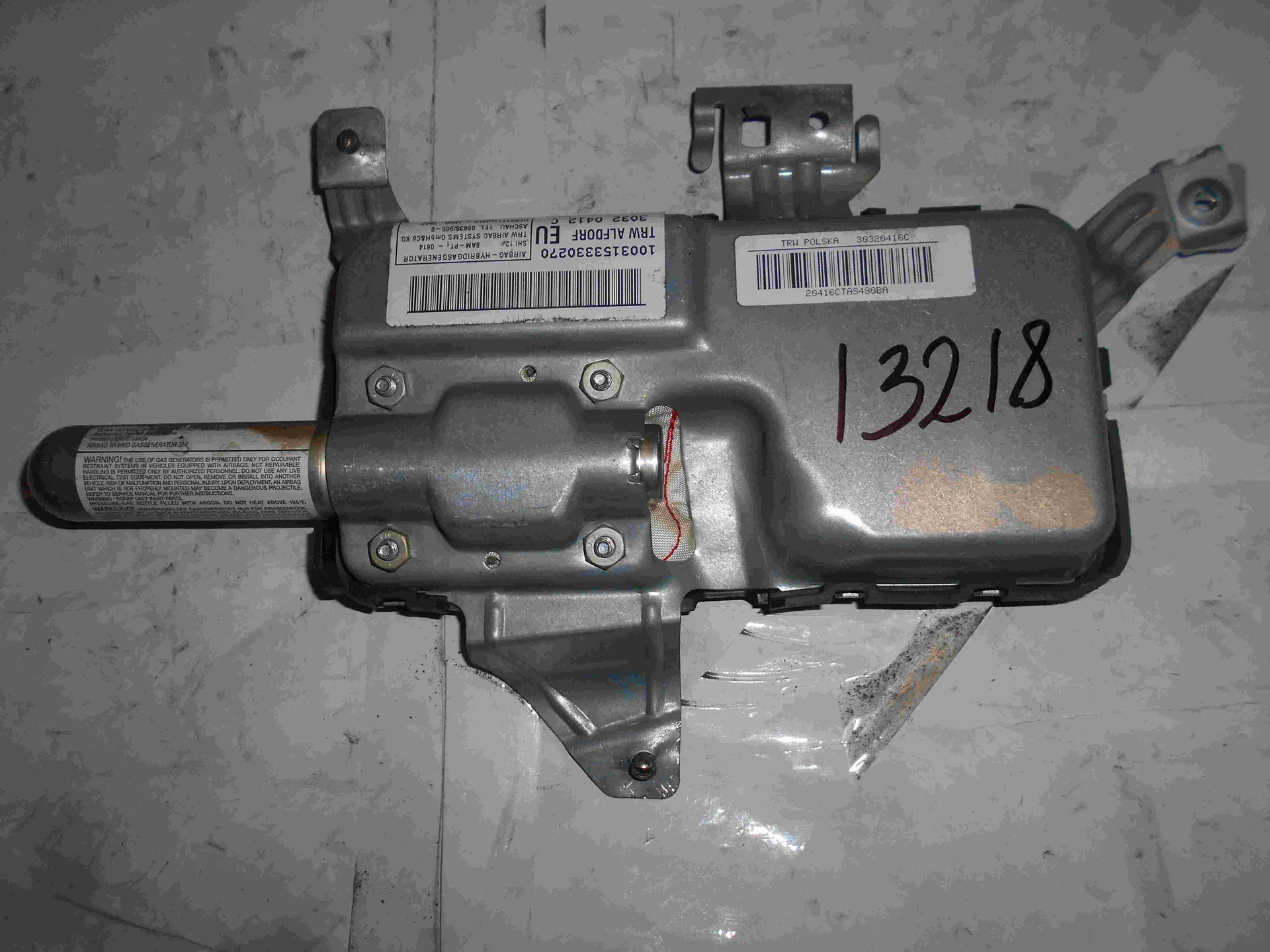 Подушка безопасности передней левой двери Mercedes-Benz W203  A2038602505 - миниатюра 2