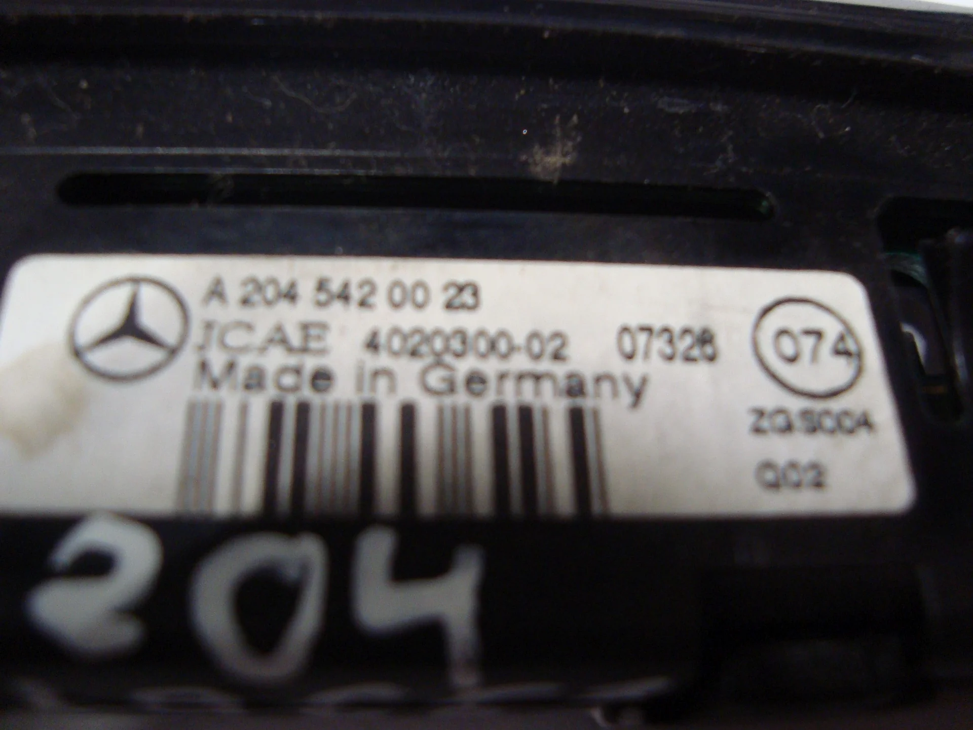 Дисплей парктроника Mercedes-Benz W204 271 A0015424623 - миниатюра 3