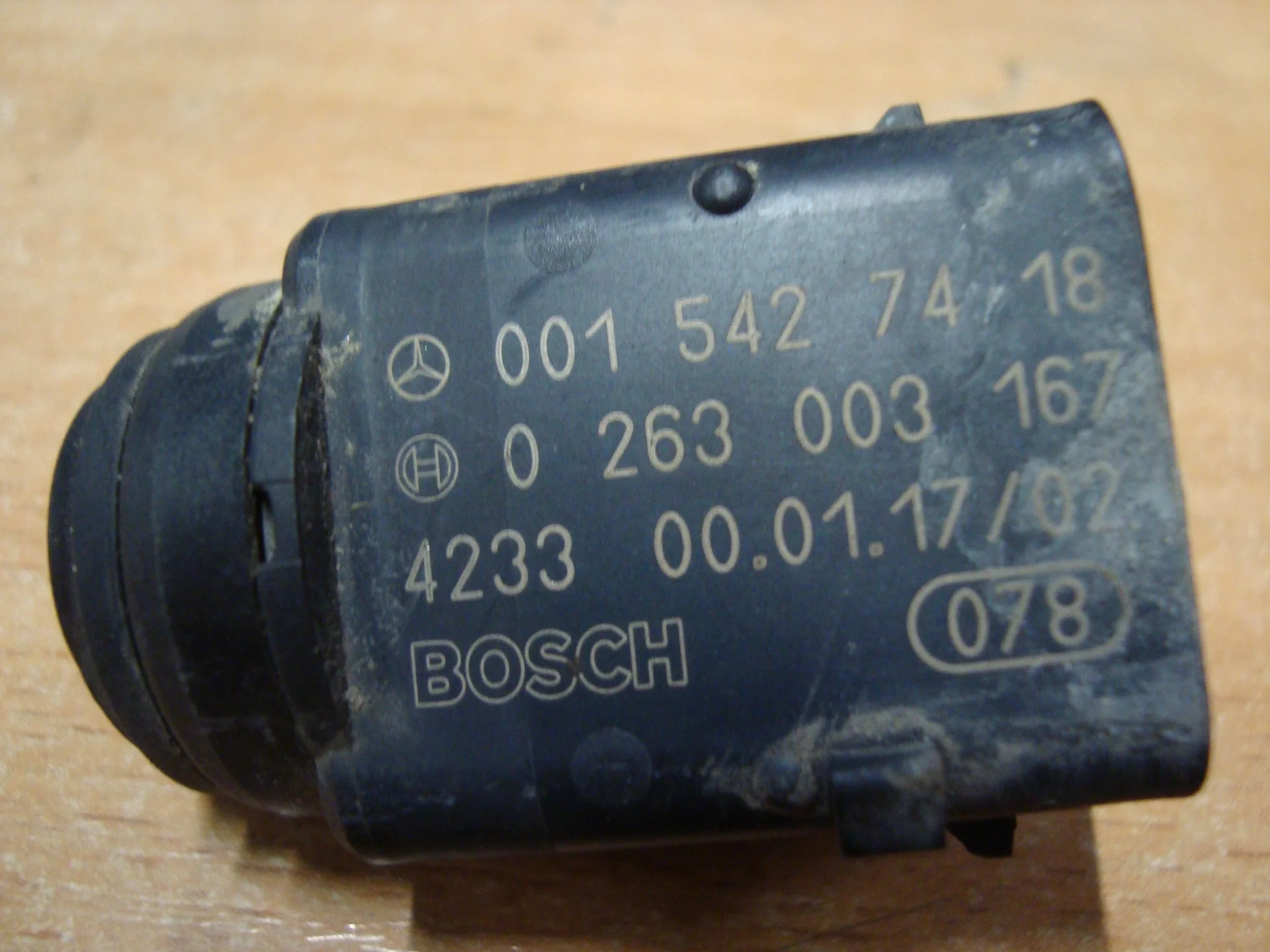 Датчик парктроника Mercedes-Benz C215 A0015427418 - миниатюра 3