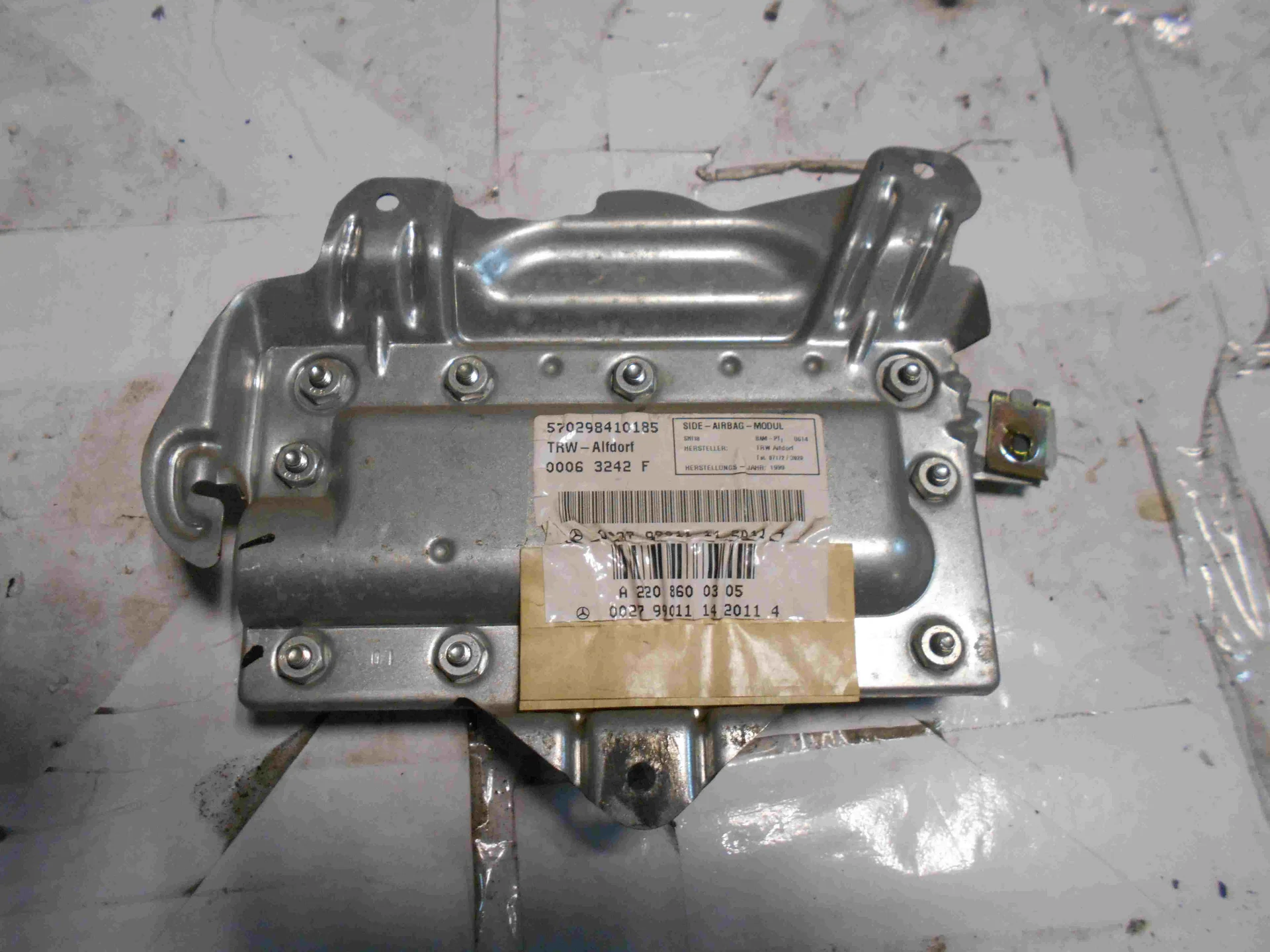 Подушка безопасности передней левой двери Mercedes-Benz W220  A2208600305 - миниатюра 2