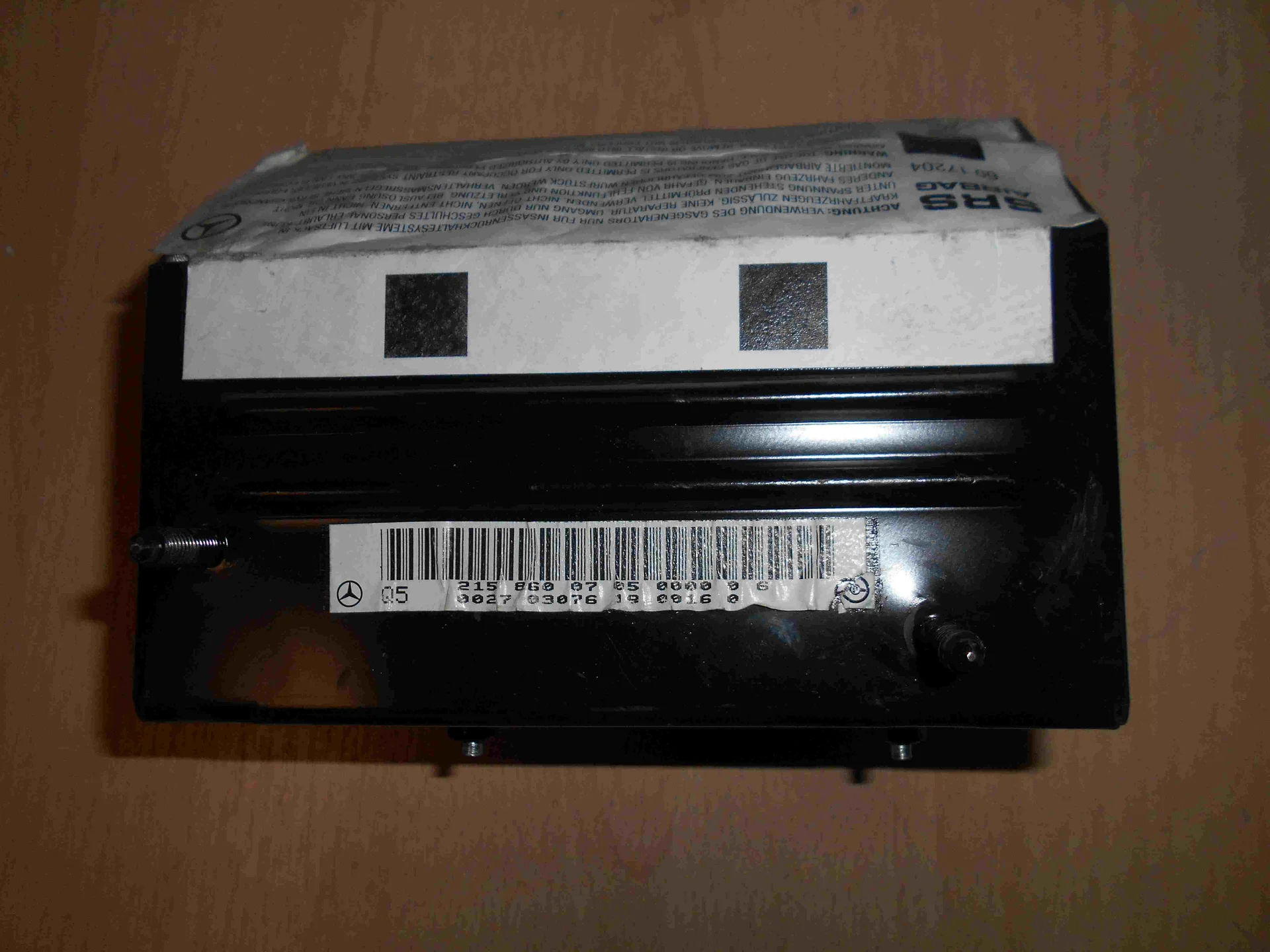 Подушка безопасности боковая задняя слева Mercedes-Benz C215 A2158600705 - изображение 1