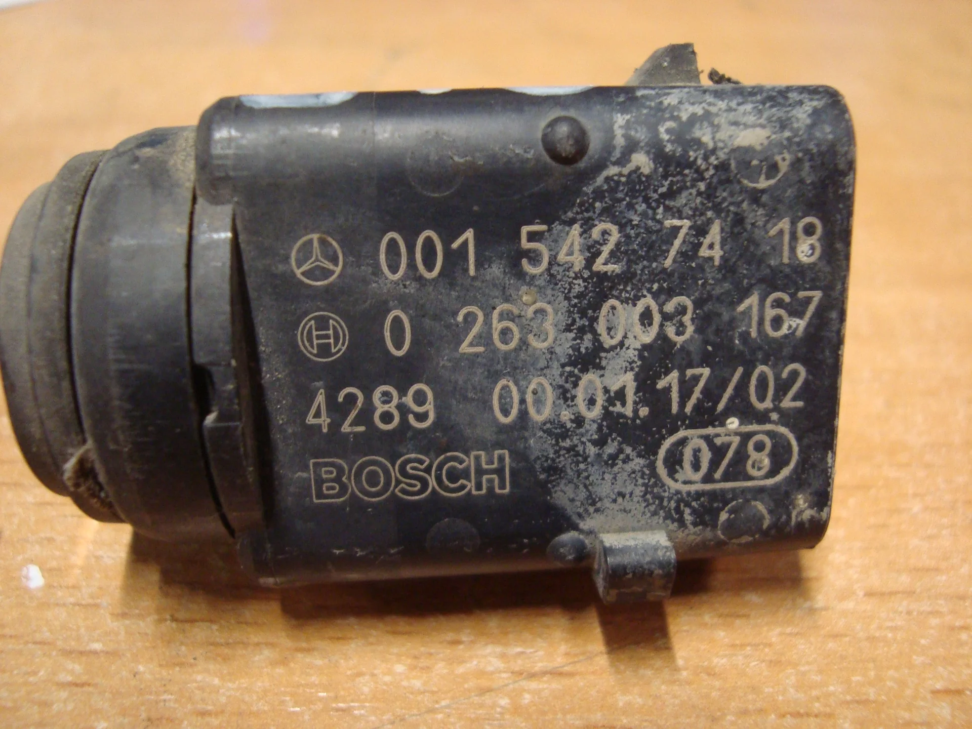 Датчик парктроника Mercedes-Benz C215  A0015427418 - миниатюра 3