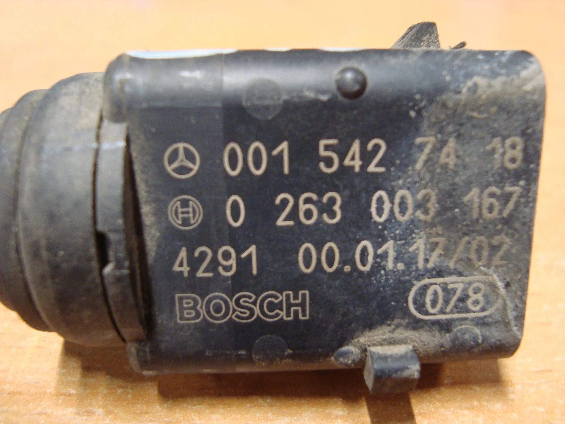 Датчик парктроника Mercedes-Benz C215 A0015427418 - миниатюра 3