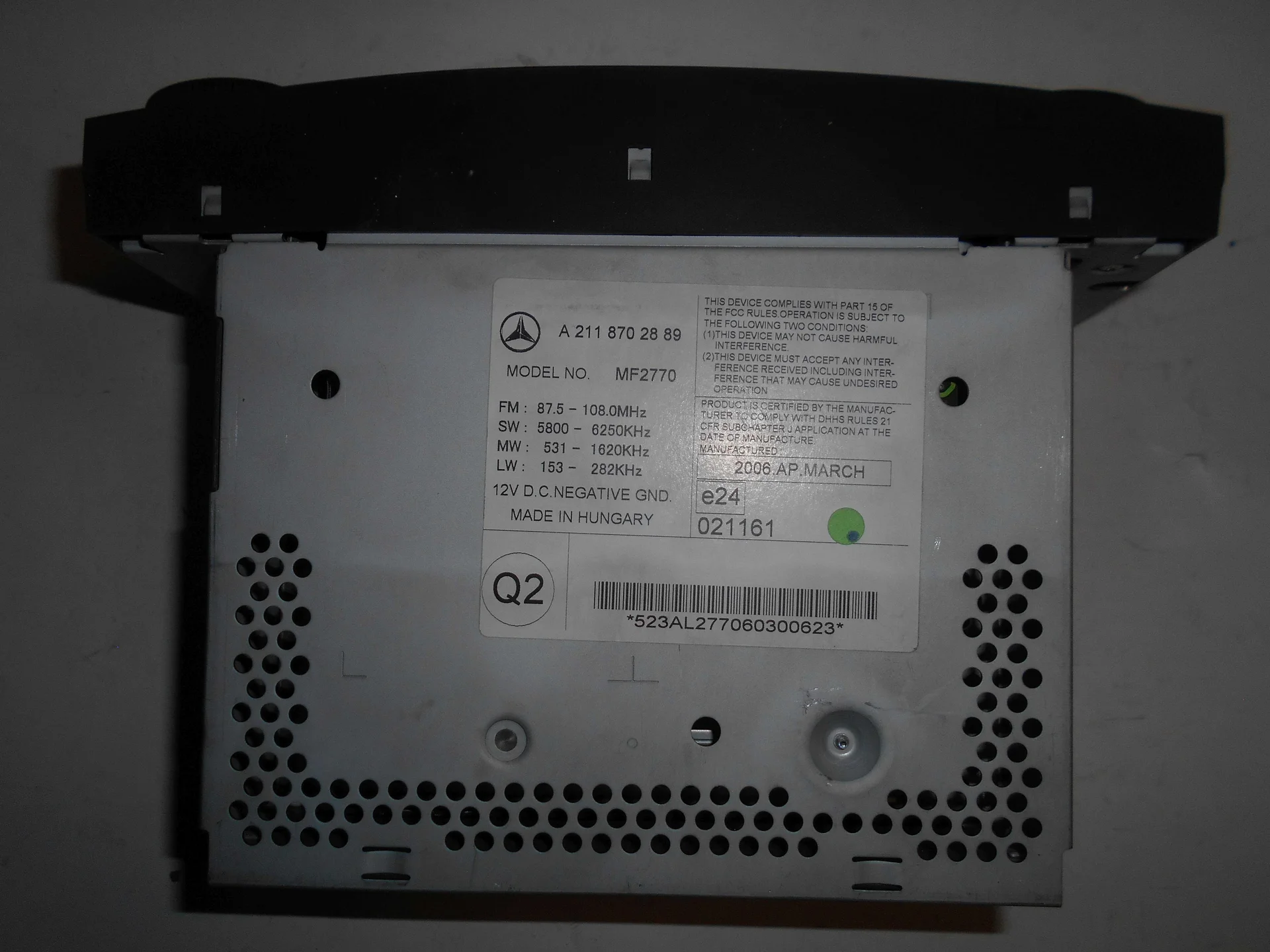 Команд Mercedes-Benz W211  A2118202889 - миниатюра 4