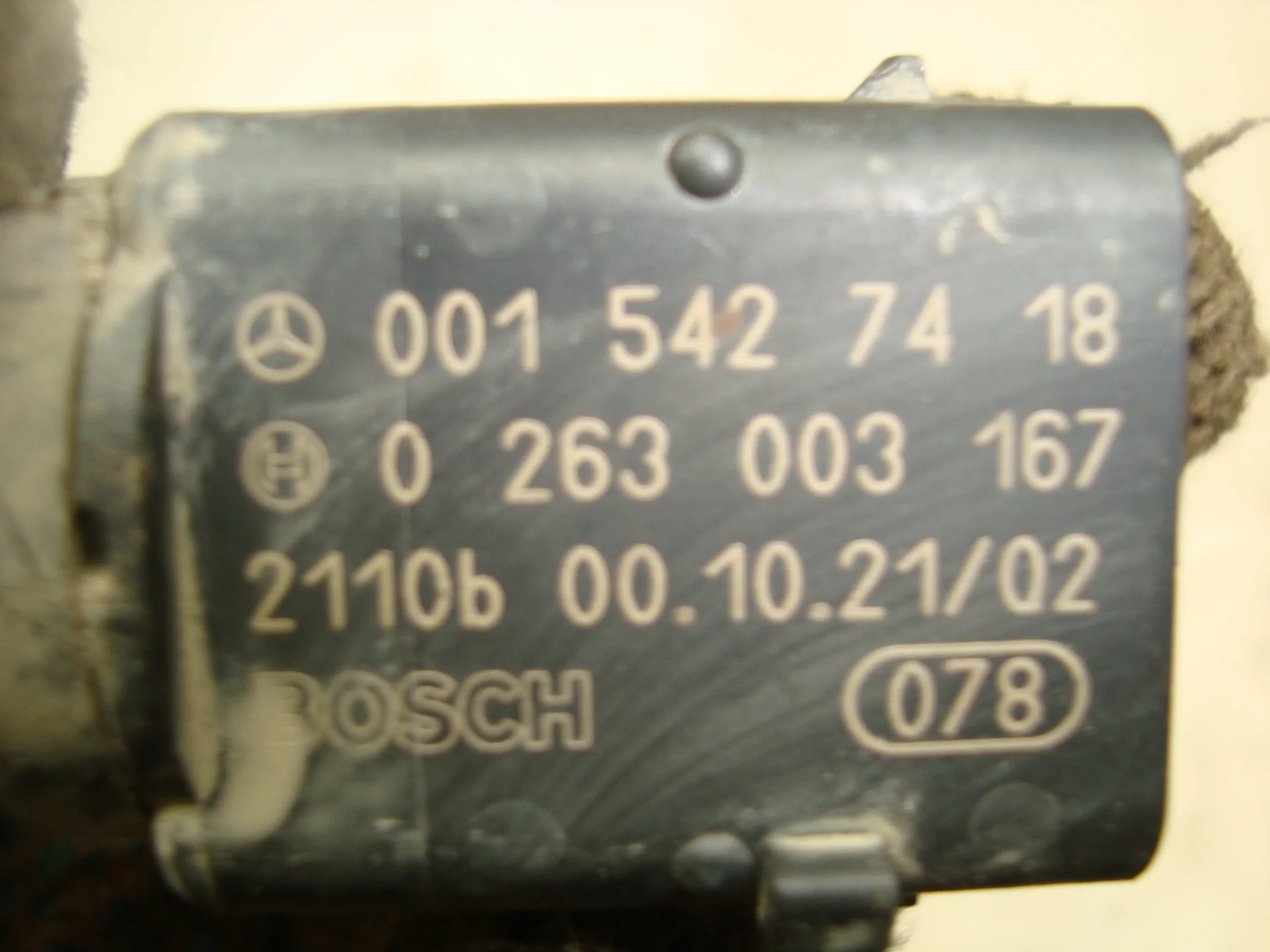 Датчик парктроника Mercedes-Benz W163 628 A0015427418 - миниатюра 2