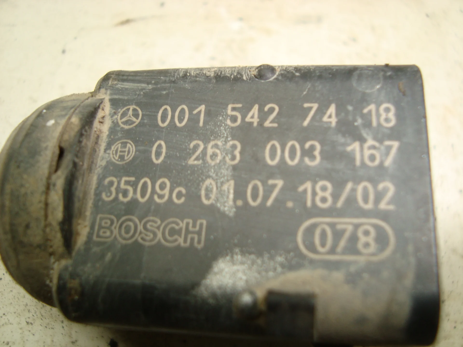 Датчик парктроника Mercedes-Benz W163 628 A0015427418 - миниатюра 2