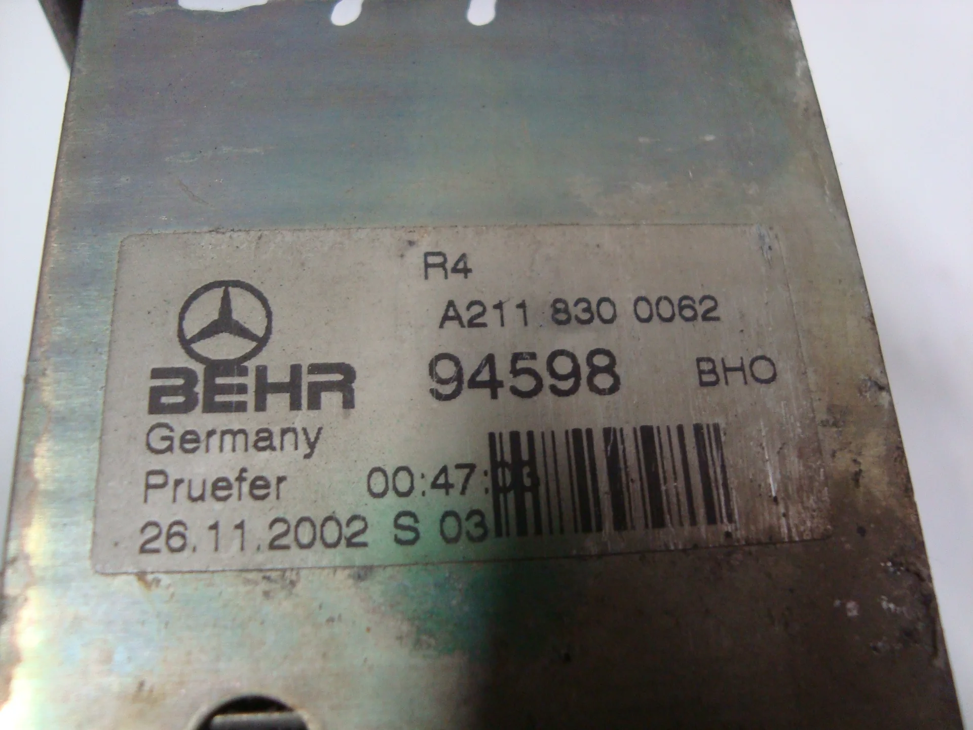 Испаритель кондиционера Mercedes-Benz W211  A2118300062 - миниатюра 3
