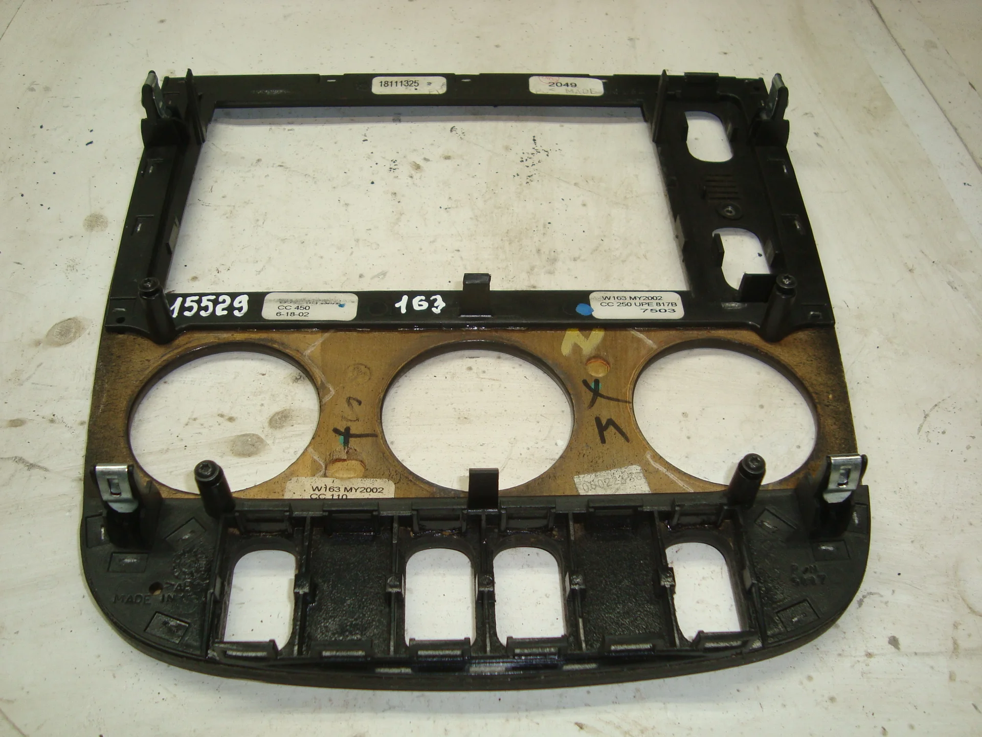 Накладка консоли Mercedes-Benz W163 628 A1636803539 - миниатюра 4