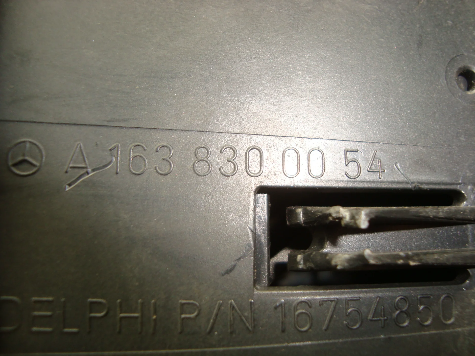Дефлектор печки центральный Mercedes-Benz W163 628 A1638300854 - миниатюра 3