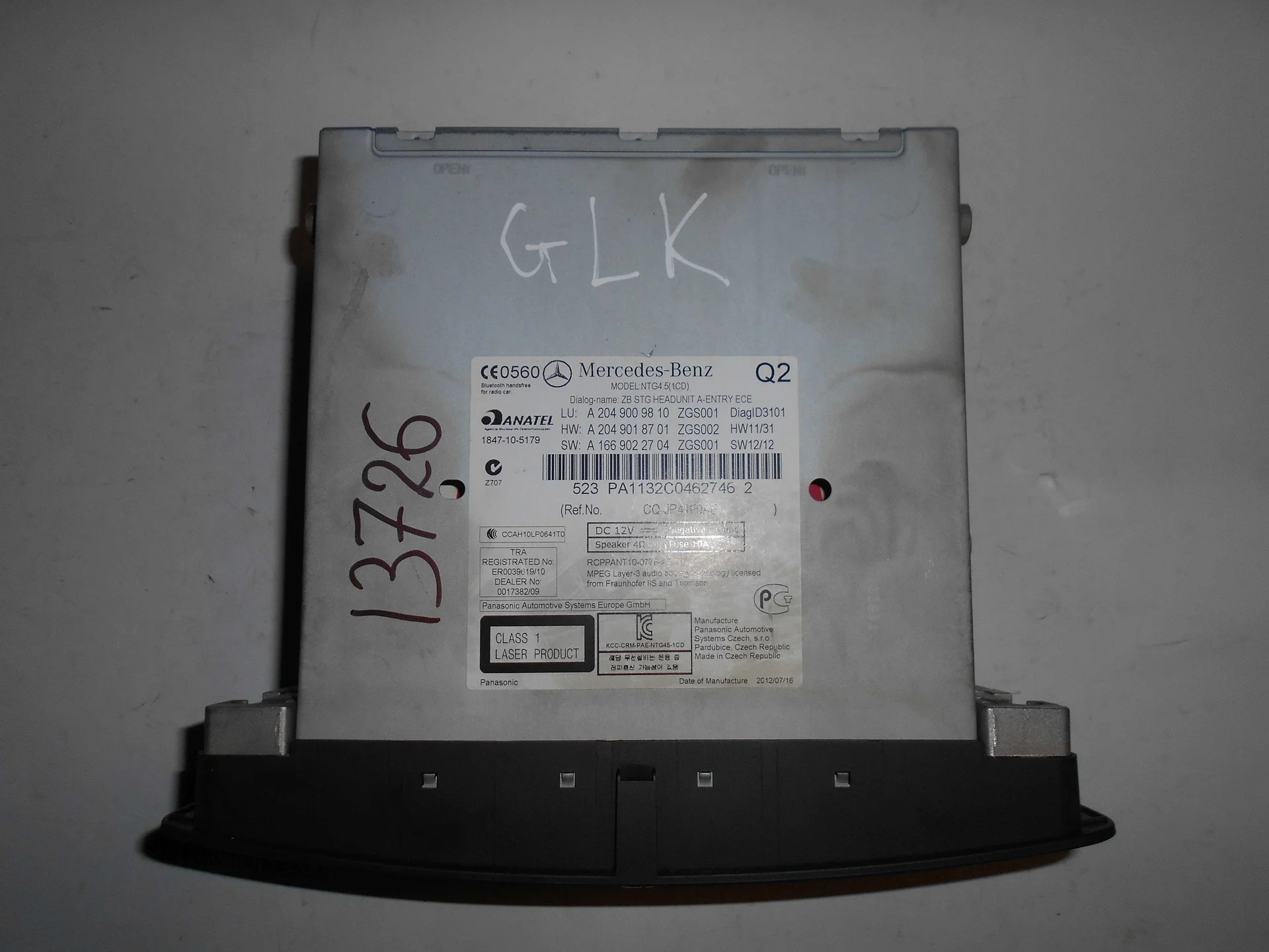 Команд Mercedes-Benz W204 A2049009810 - миниатюра 2
