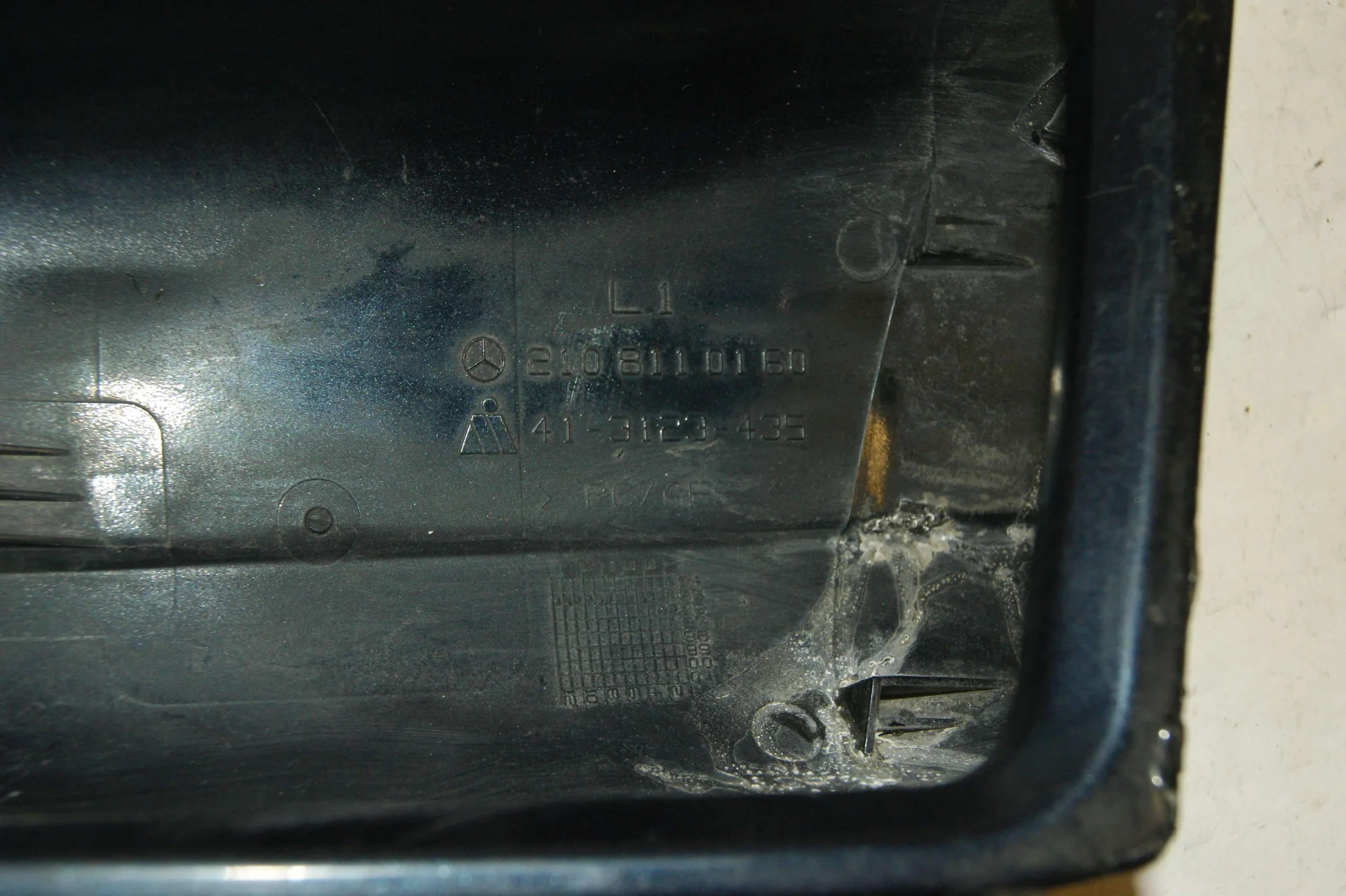 Корпус зеркала лев. Mercedes-Benz W210 - миниатюра 4