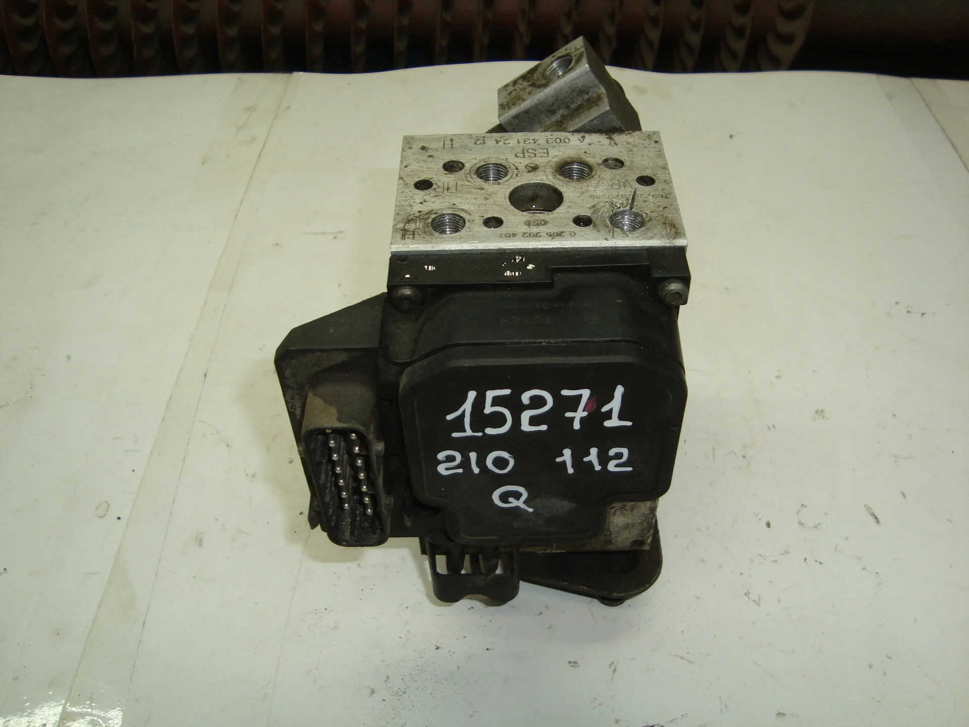 Блок ABS (насос) Mercedes-Benz W210 112 A0034314212 - миниатюра 2