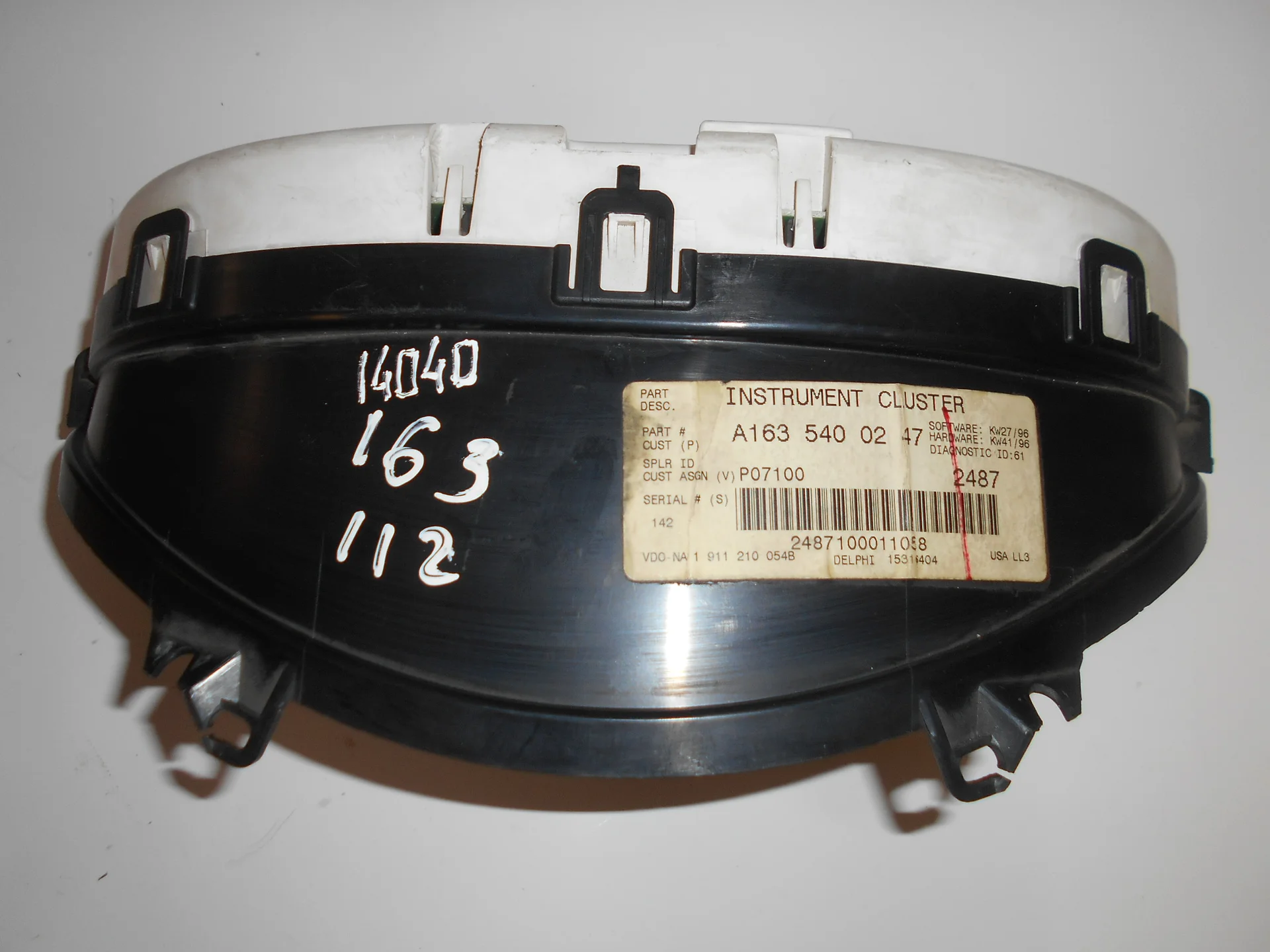 Панель приборов Mercedes-Benz W163 112 A1635400247 - миниатюра 3