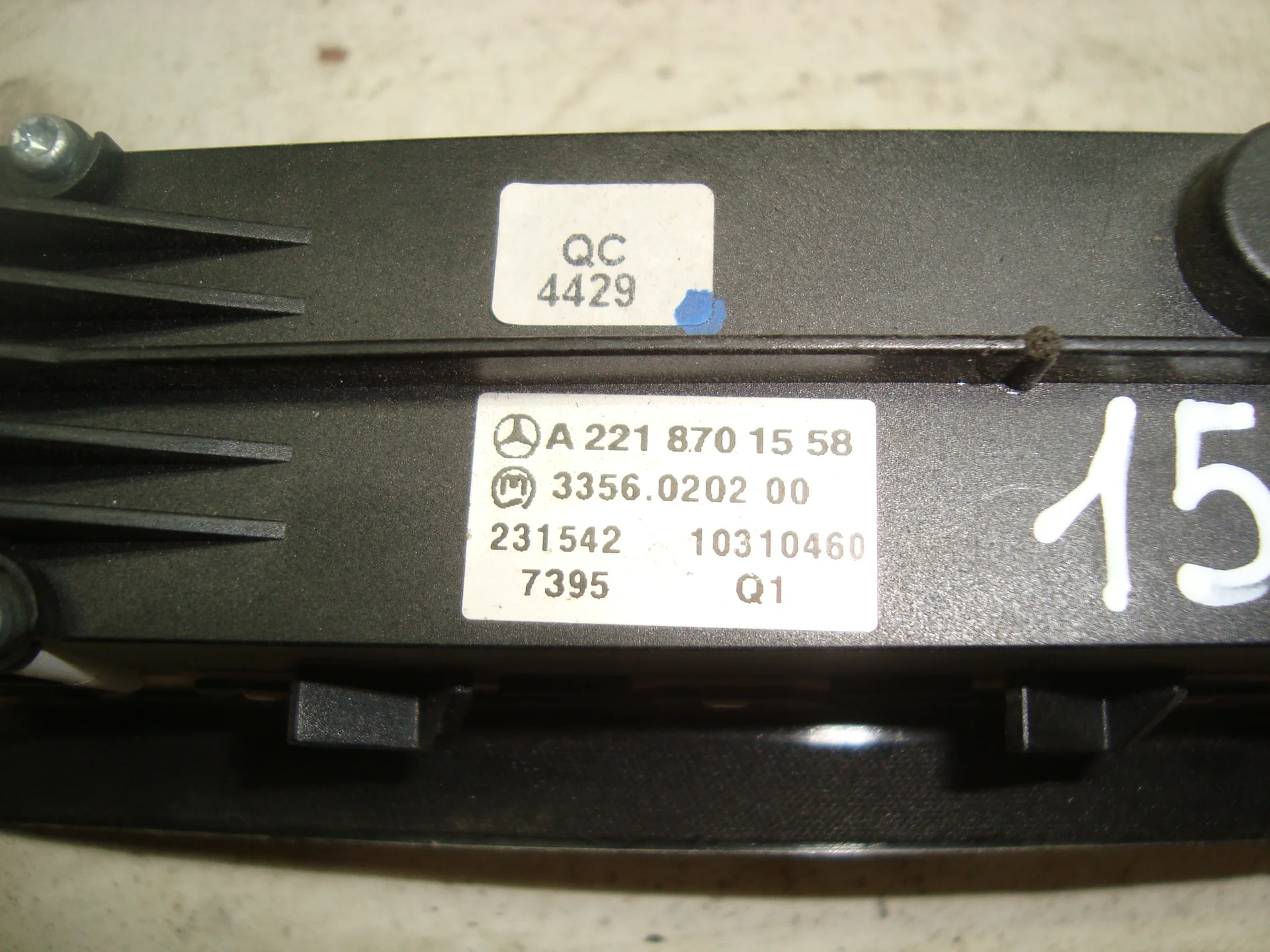 Блок кнопок OBF Mercedes-Benz W221  A2218701558 - миниатюра 3