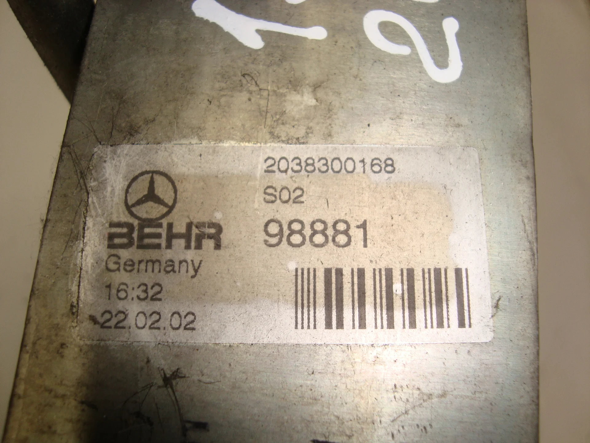 Испаритель кондиционера Mercedes-Benz W203 A2038300168 - миниатюра 3