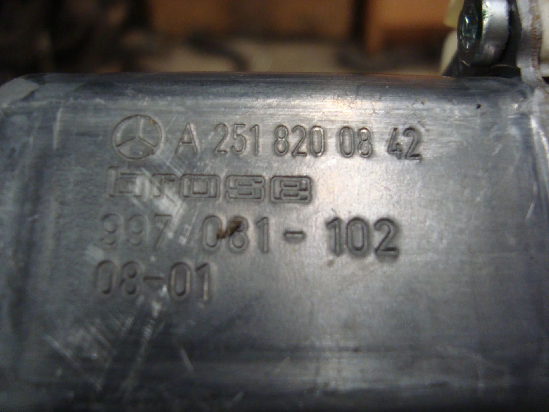 Моторчик переднего правого стеклоподъемника Mercedes-Benz X164  A2518200842 - миниатюра 3