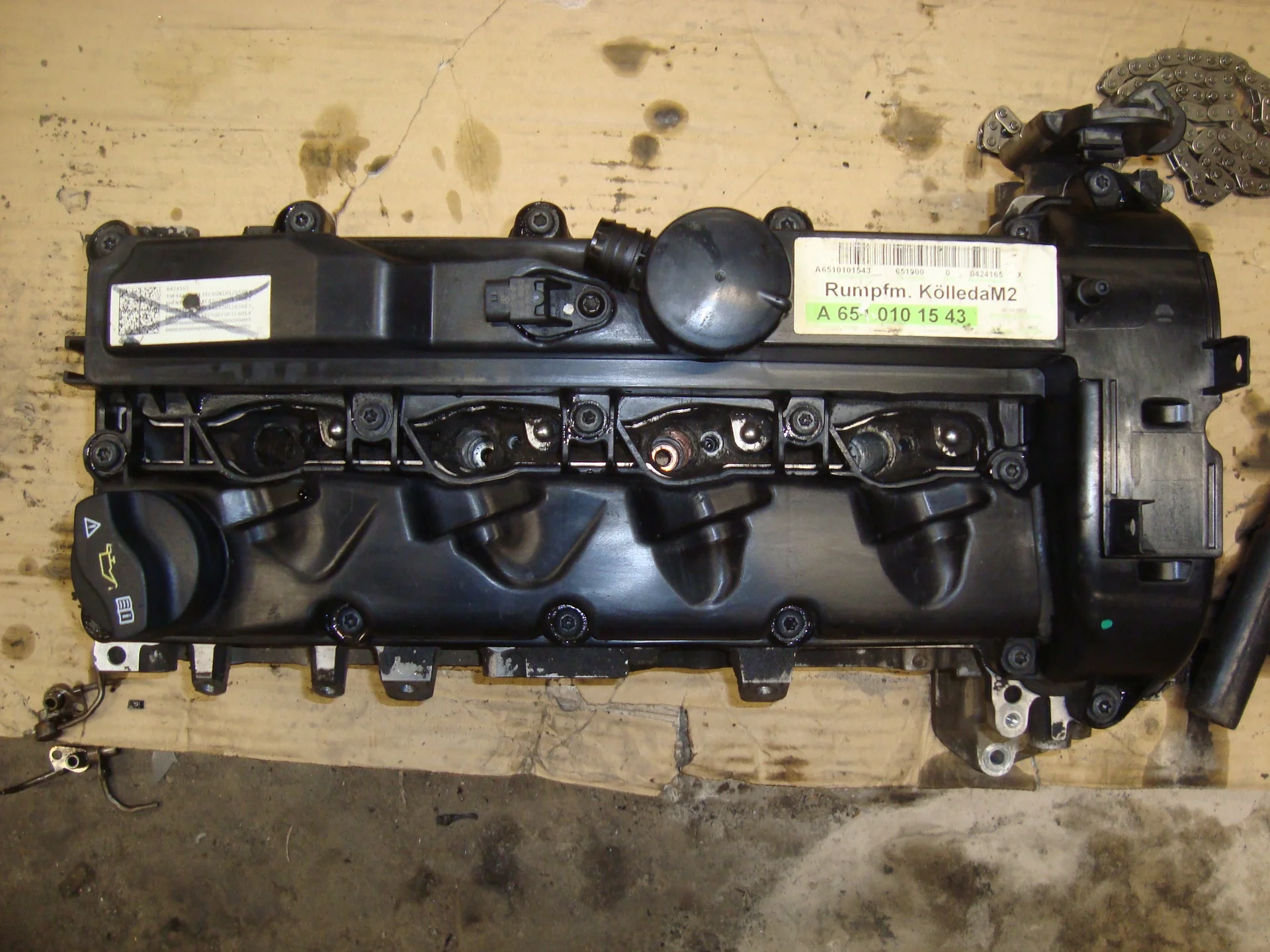 Головка блока цилиндров в сборе Mercedes-Benz X204 651 A6510150501 - миниатюра 3