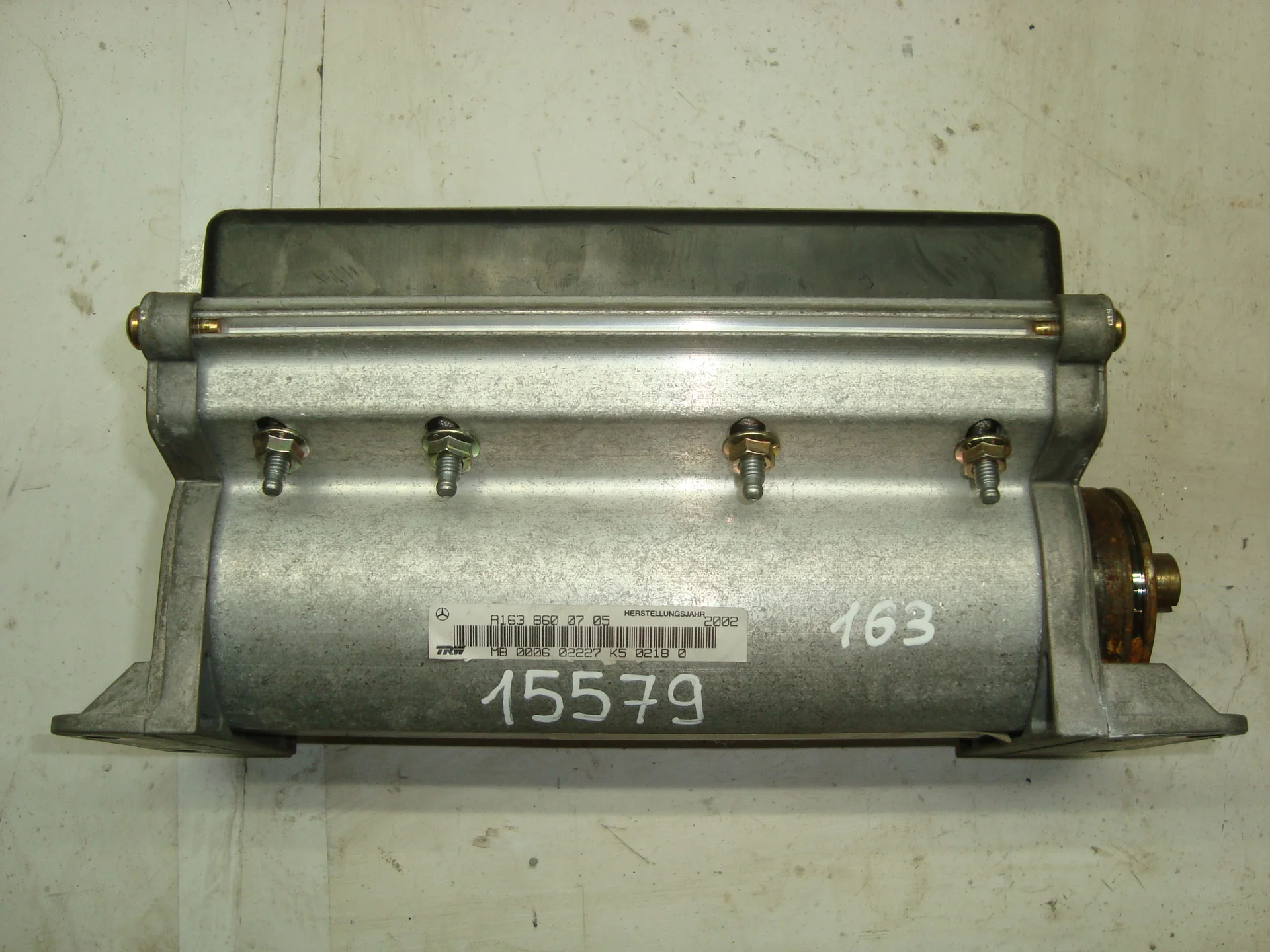Подушка безопасности в торпеду Mercedes-Benz W163 628 A1638600705 - миниатюра 2