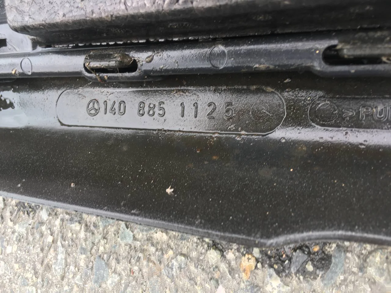 Бампер задний Mercedes-Benz W140 119 A1408851125 - миниатюра 6
