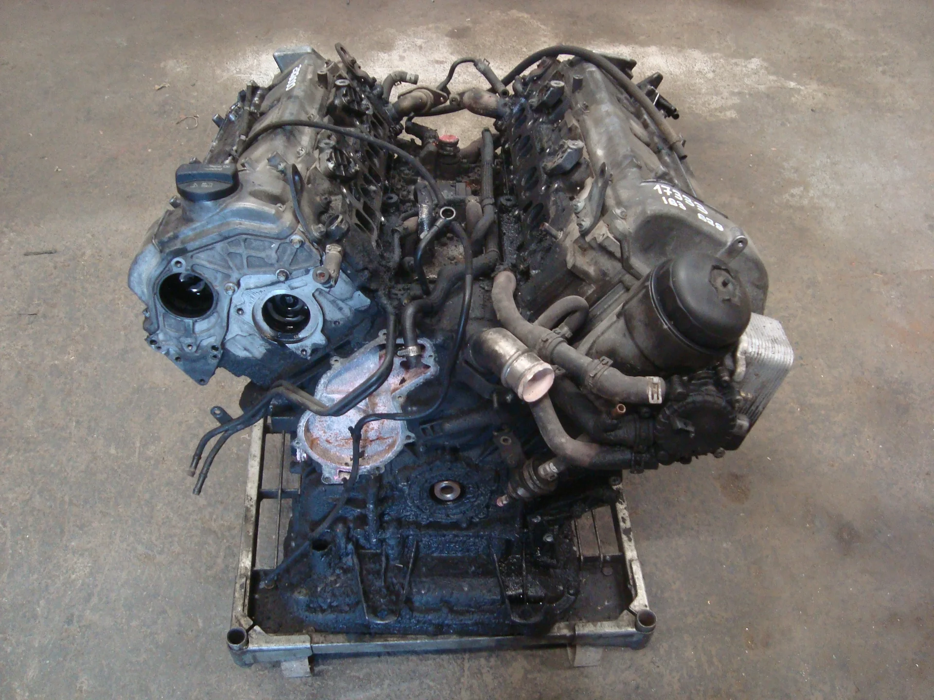 Двигатель Mercedes-Benz W163 628 628963 - изображение 1