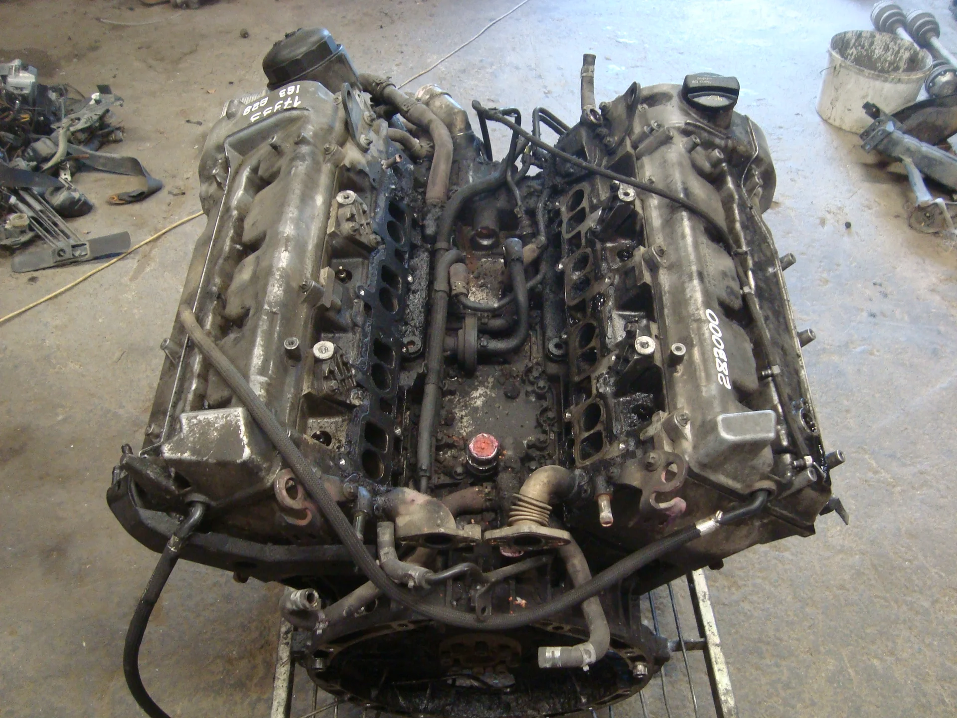 Двигатель Mercedes-Benz W163 628 628963 - миниатюра 2