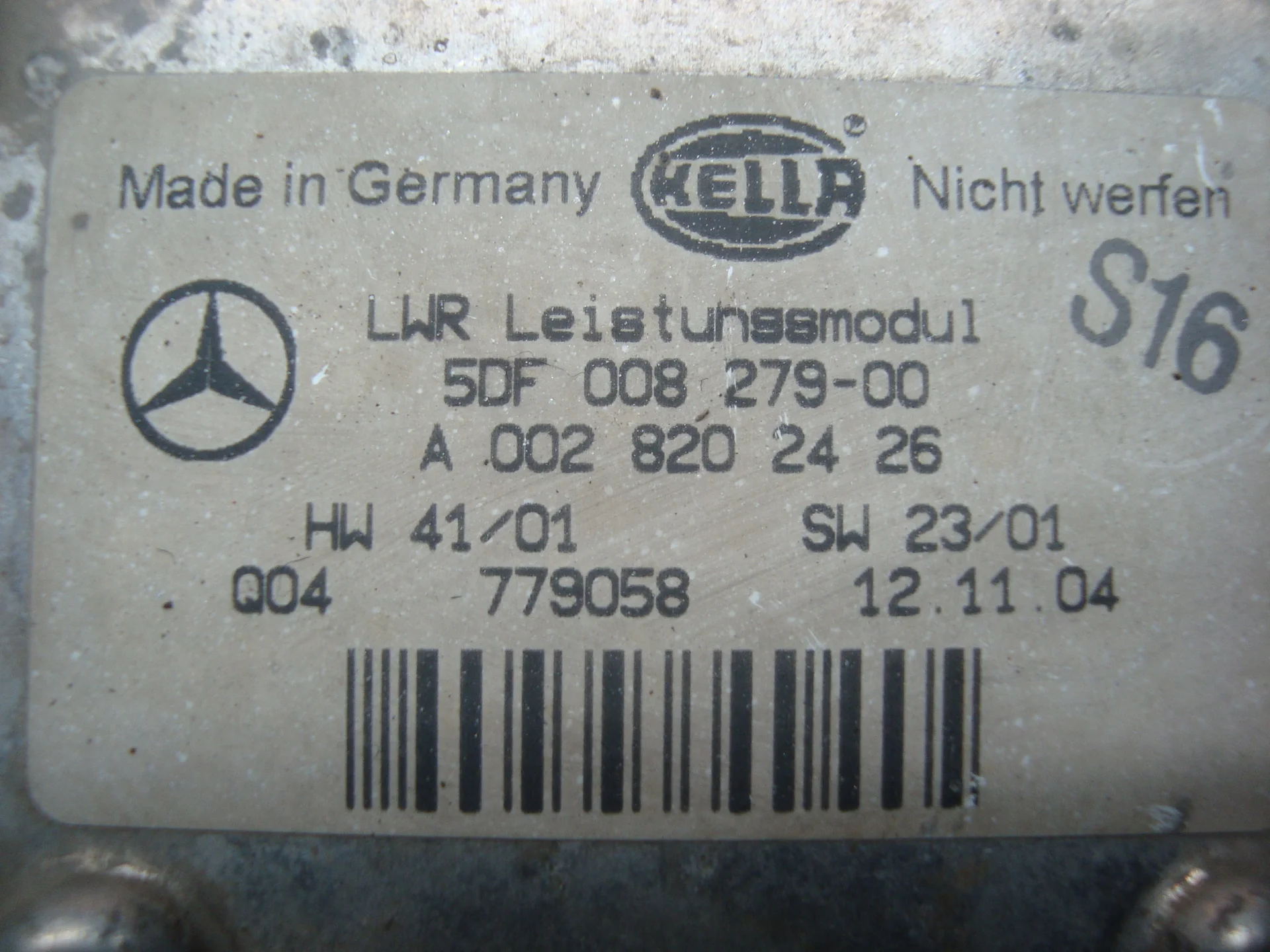 Блок управления автокорректором фар Mercedes-Benz W211  A0028202426 - миниатюра 3