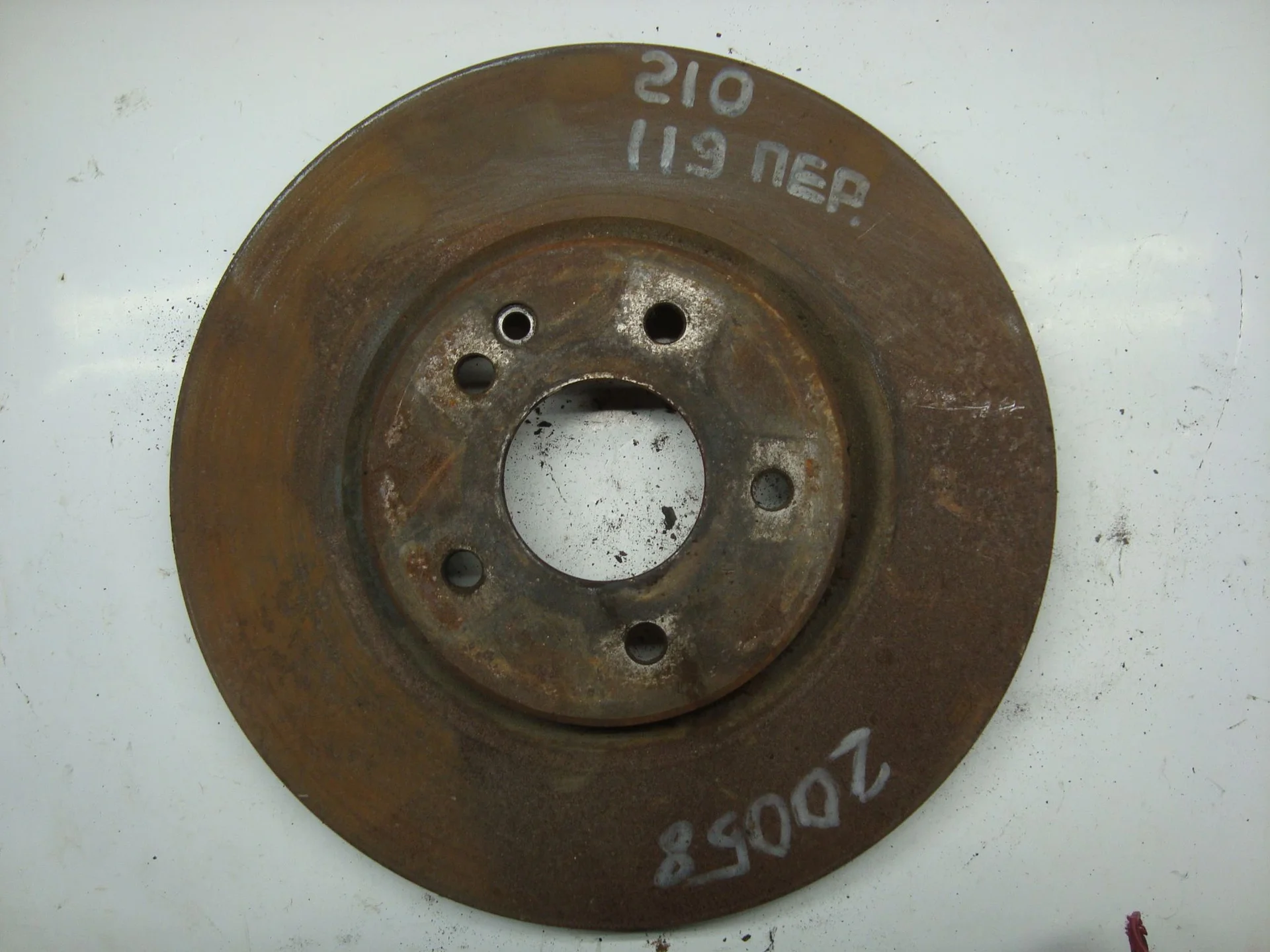 Диск тормозной передний Mercedes-Benz W210 119 A2104211712 - изображение 1