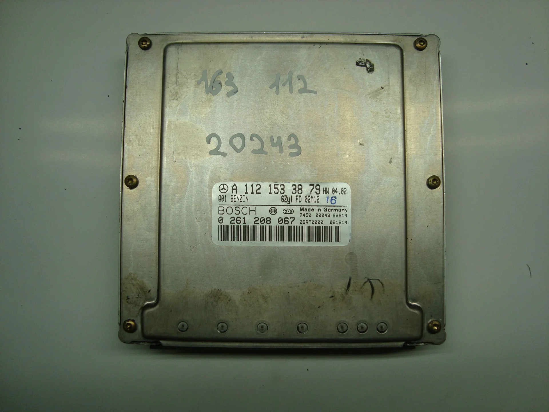 Блок управления двигателем Mercedes-Benz W163 112 A1121533879 - миниатюра 2