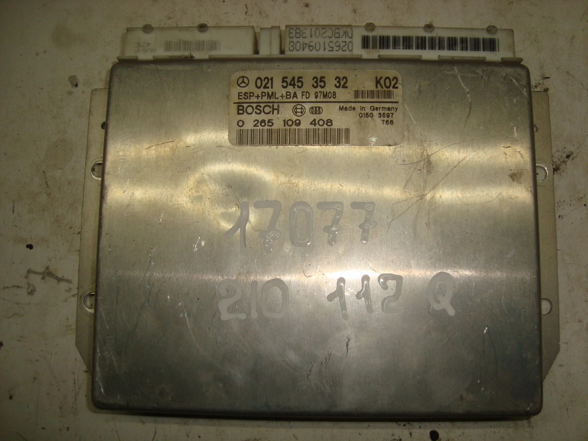 Блок управления ESP Mercedes-Benz W210 112 A0215453532 - изображение 1
