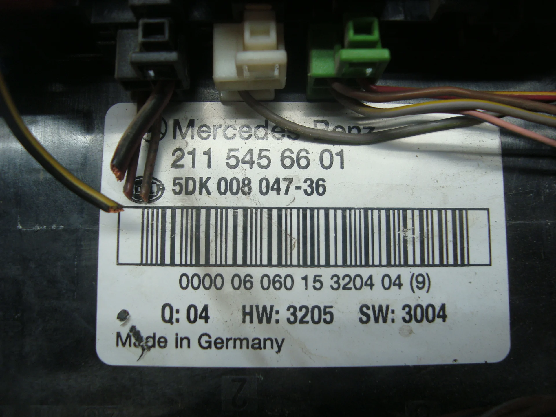 Блок SAM задний Mercedes-Benz C219 A2115456601 - миниатюра 2