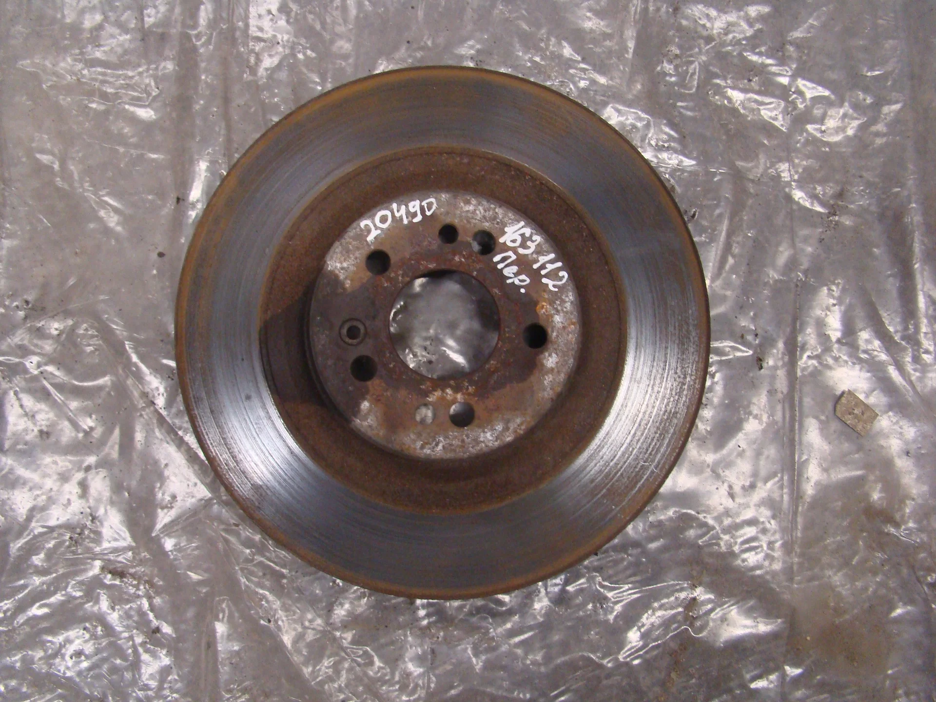 Диск тормозной передний Mercedes-Benz W163 112 A1634210512 - изображение 1