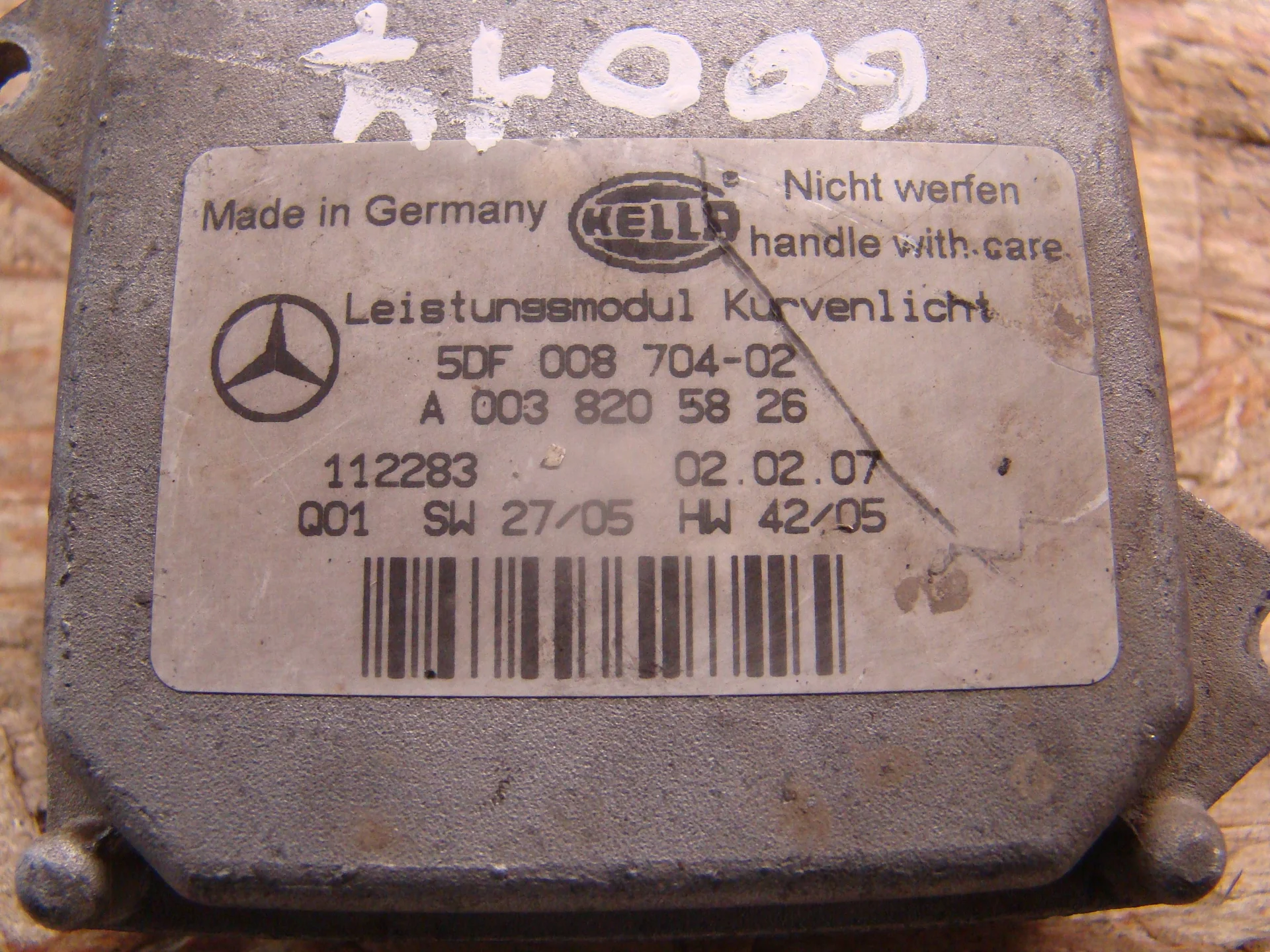 Блок управления светом Mercedes-Benz W211 A0038205826 - миниатюра 3