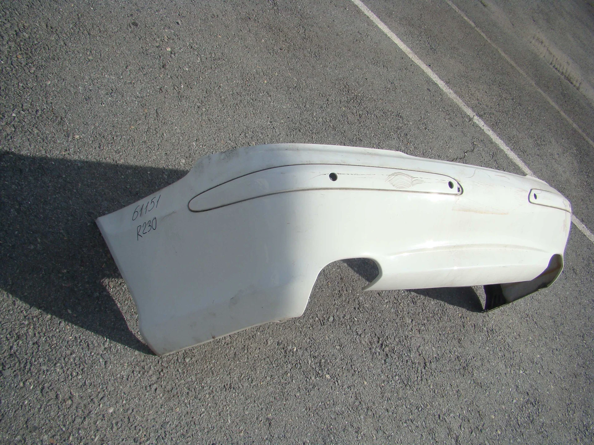 Бампер задний Mercedes-Benz R230 A2308850125 - миниатюра 3
