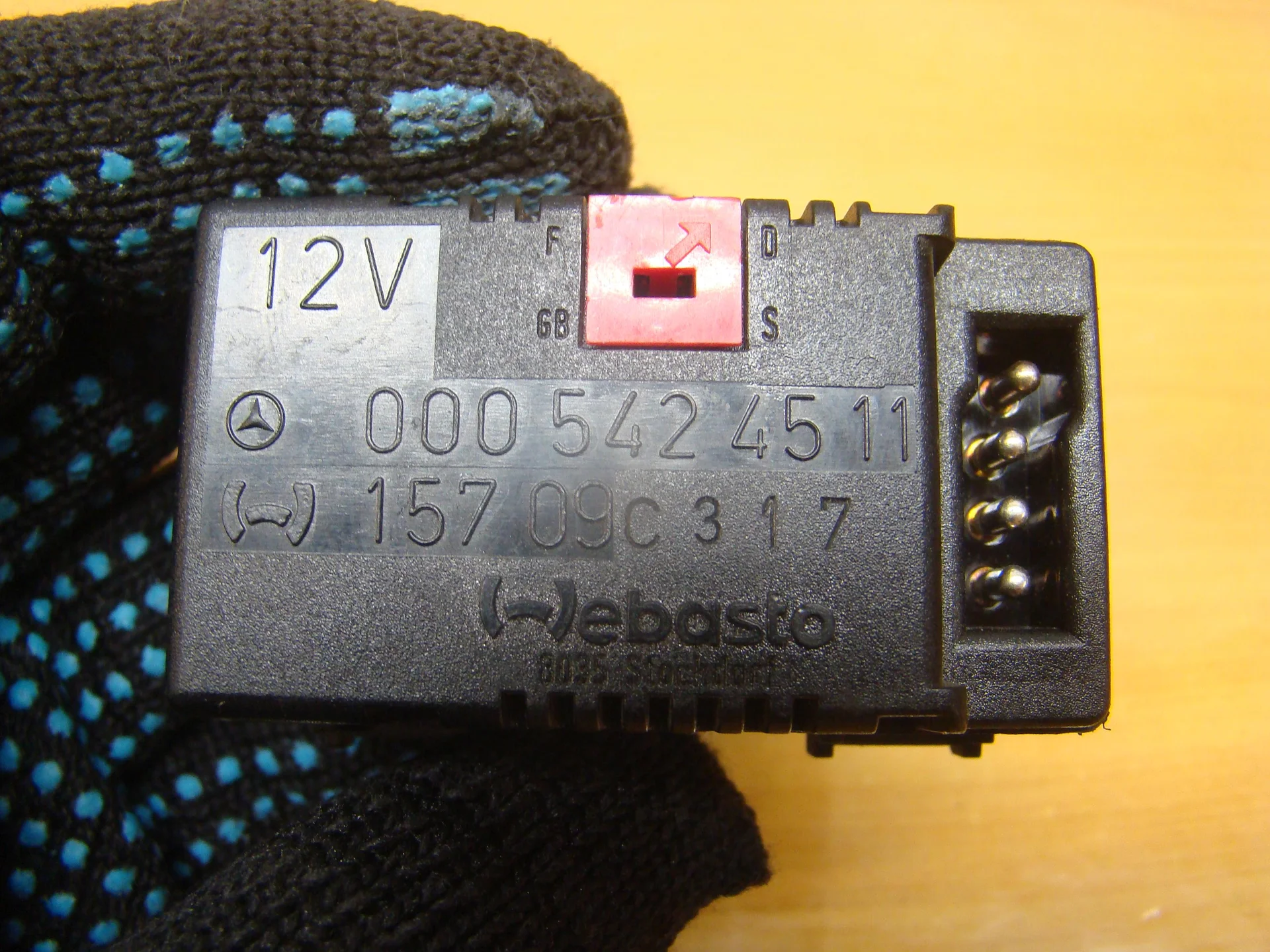 Блок управления Webasto Mercedes-Benz C140 A0005424511 - миниатюра 2