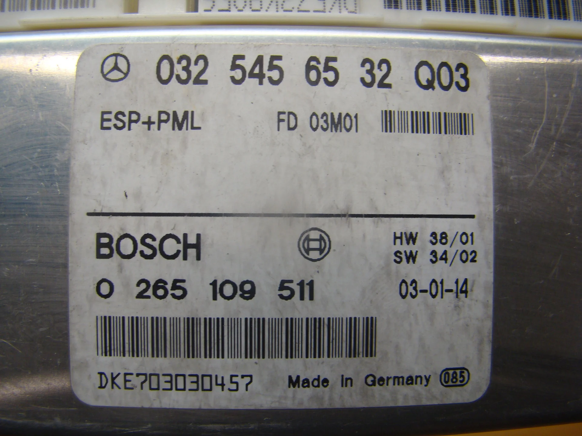Блок управления ESP Mercedes-Benz R230 A0325456532 - миниатюра 3