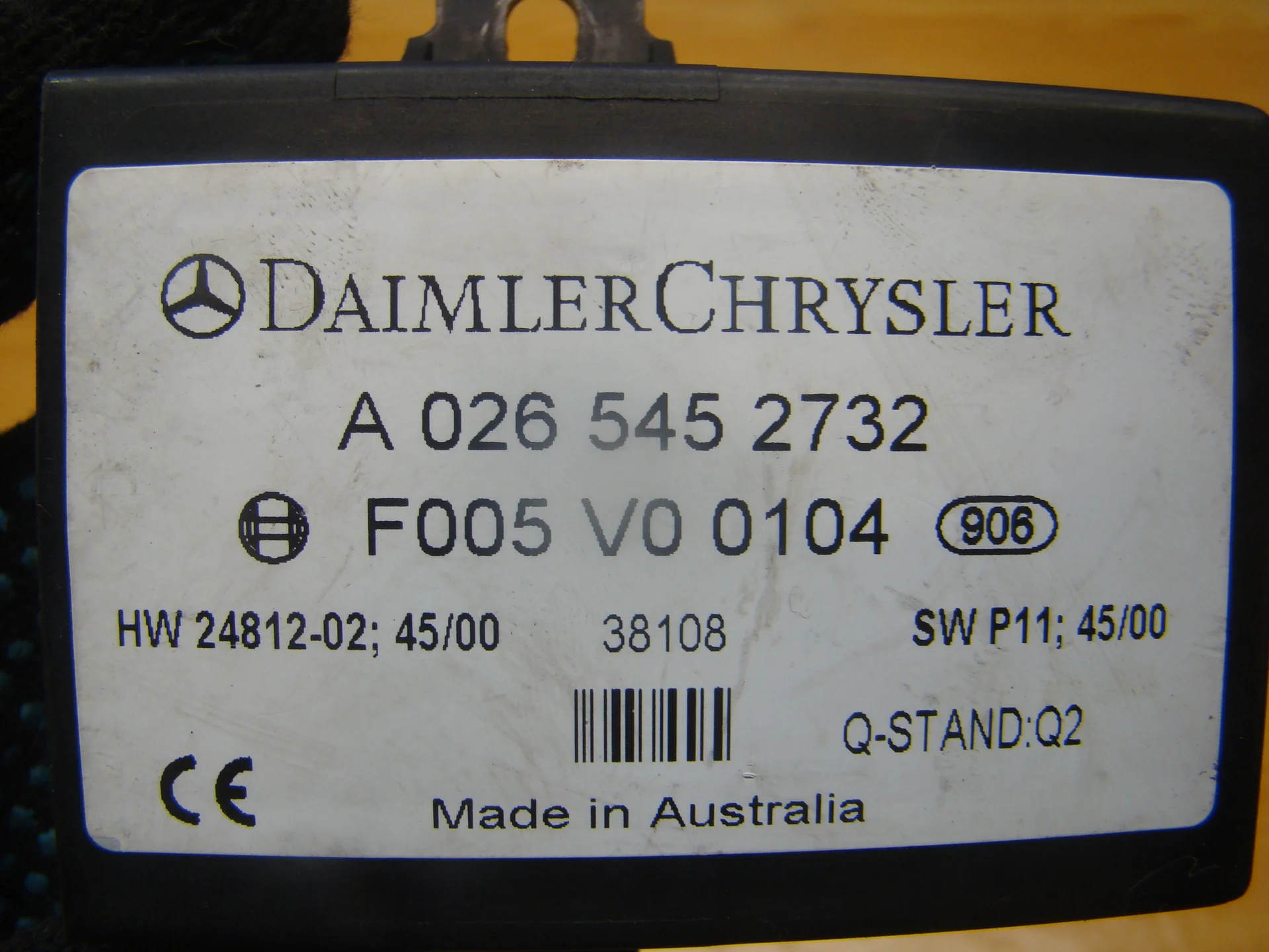 Блок управления ZGW Mercedes-Benz R230  A0265452732 - миниатюра 3
