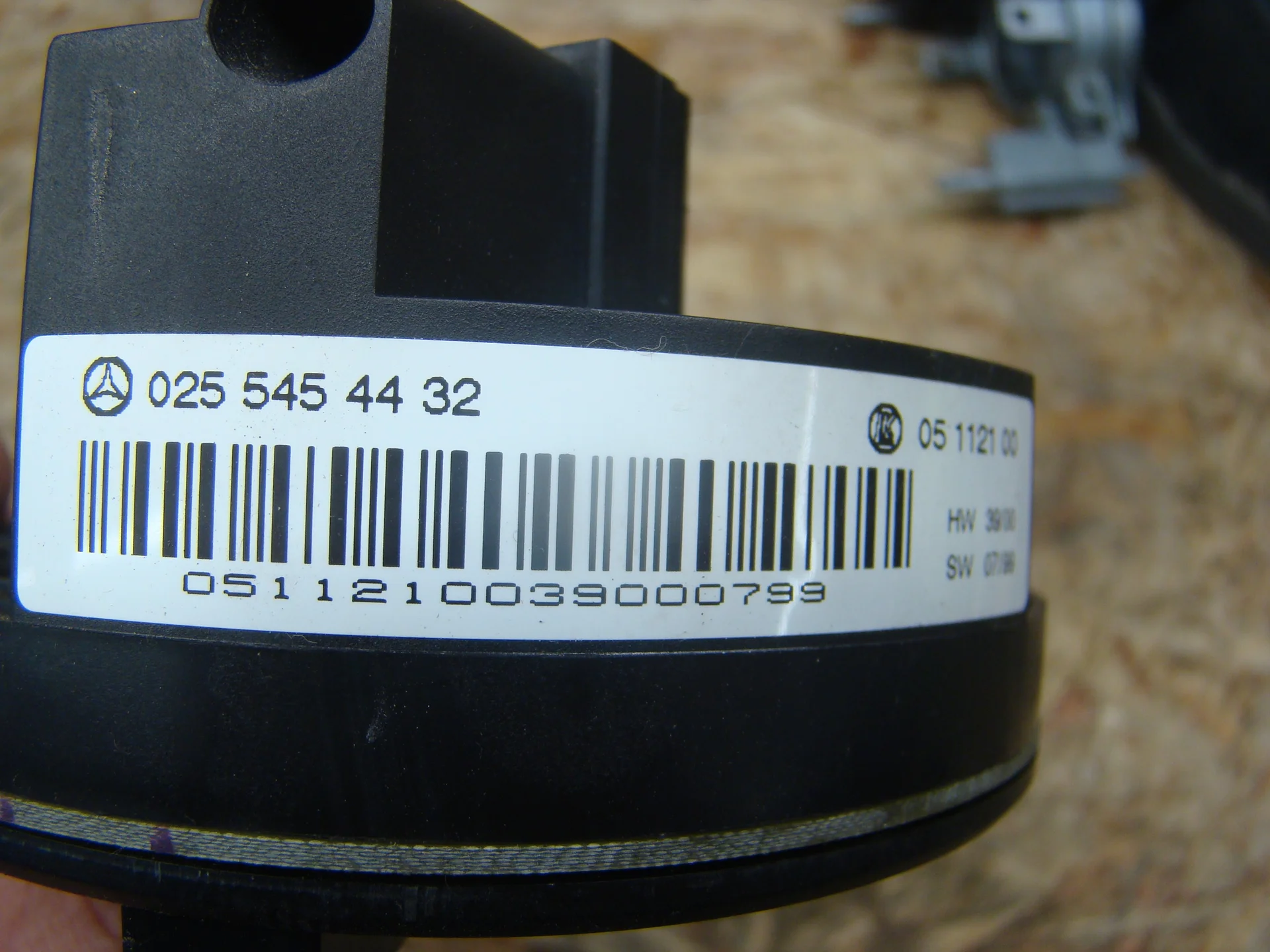 Датчик угла поворота руля Mercedes-Benz W220  A0255454432 - миниатюра 3