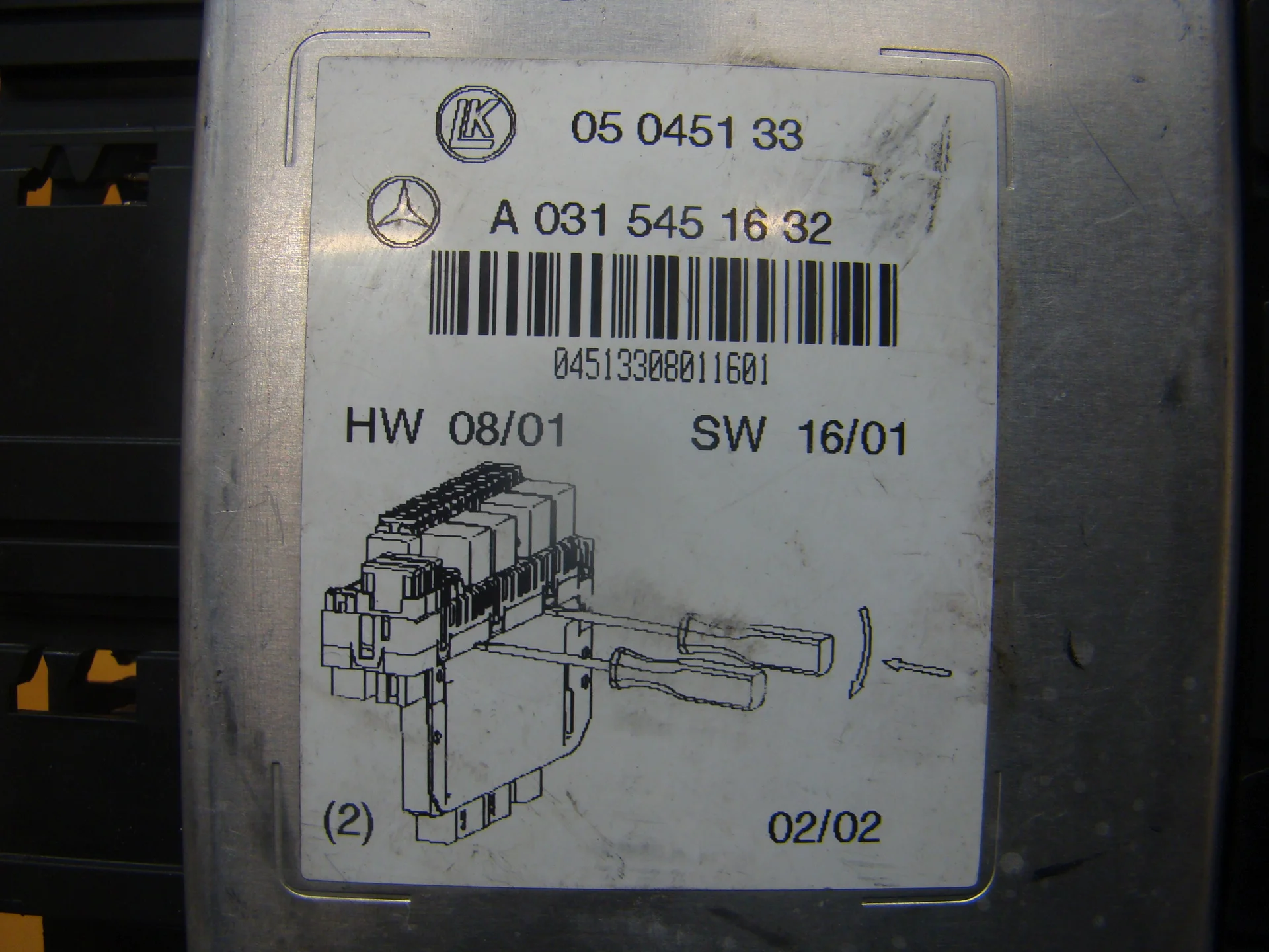 Блок SAM задний Mercedes-Benz W220  A0315451632 - миниатюра 3