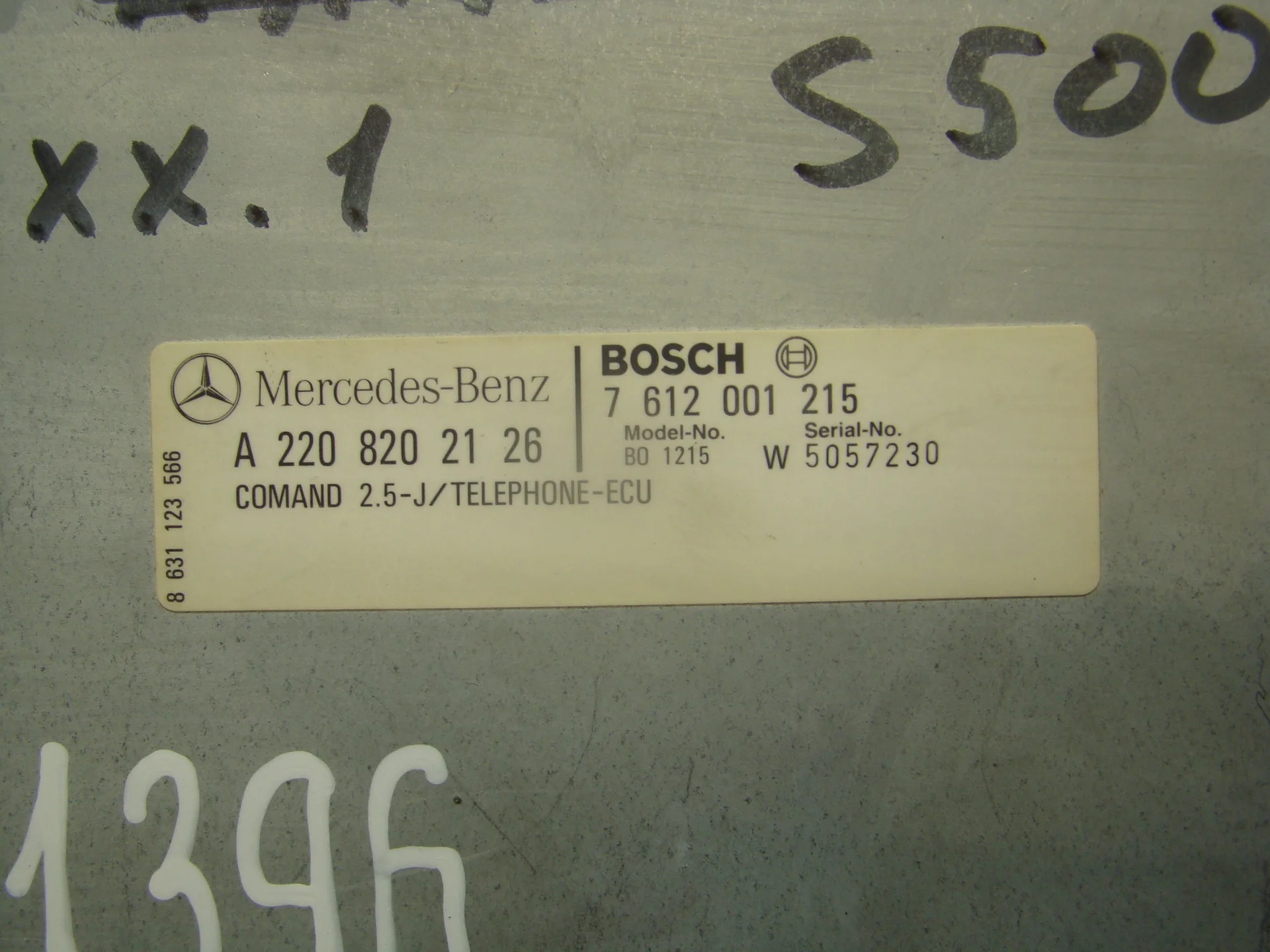 Блок управления телефоном Mercedes-Benz W220 A2208202126 - миниатюра 4
