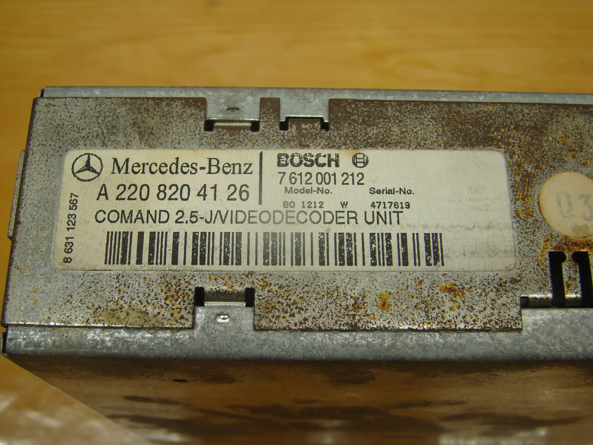 Блок управления ТВ-тюнером Mercedes-Benz W220  A2208204126 - миниатюра 3
