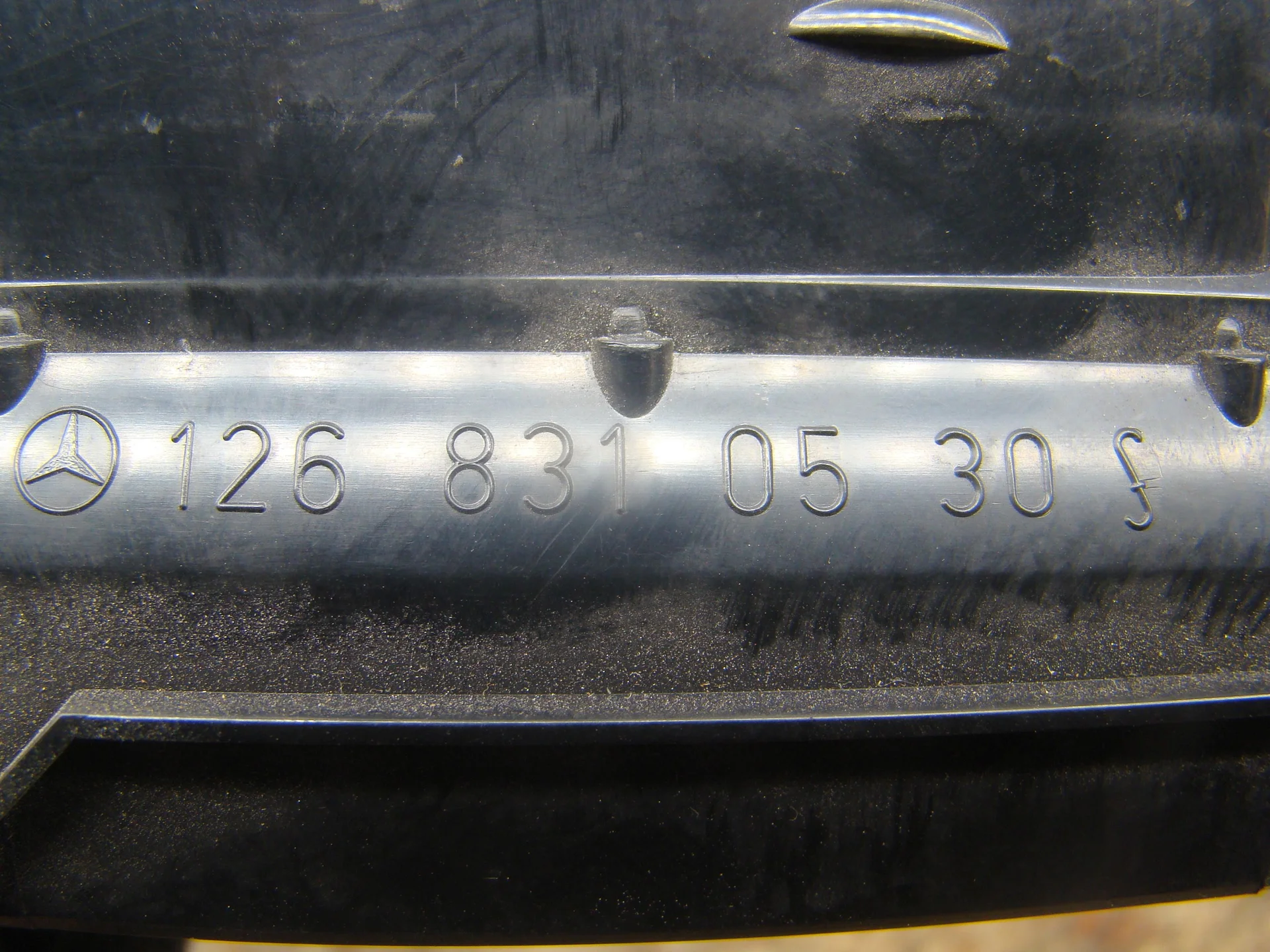 Дефлектор печки левый Mercedes-Benz C126 A1268310530 - миниатюра 3