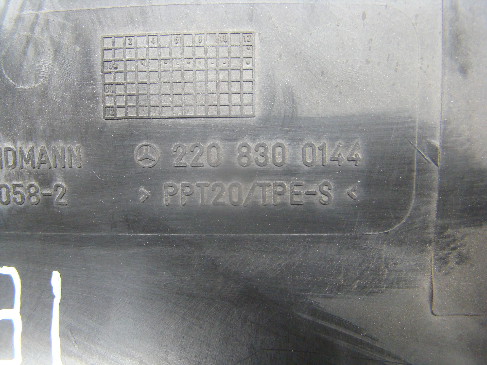 Воздухозаборник печки Mercedes-Benz W220  A2208300144 - миниатюра 4