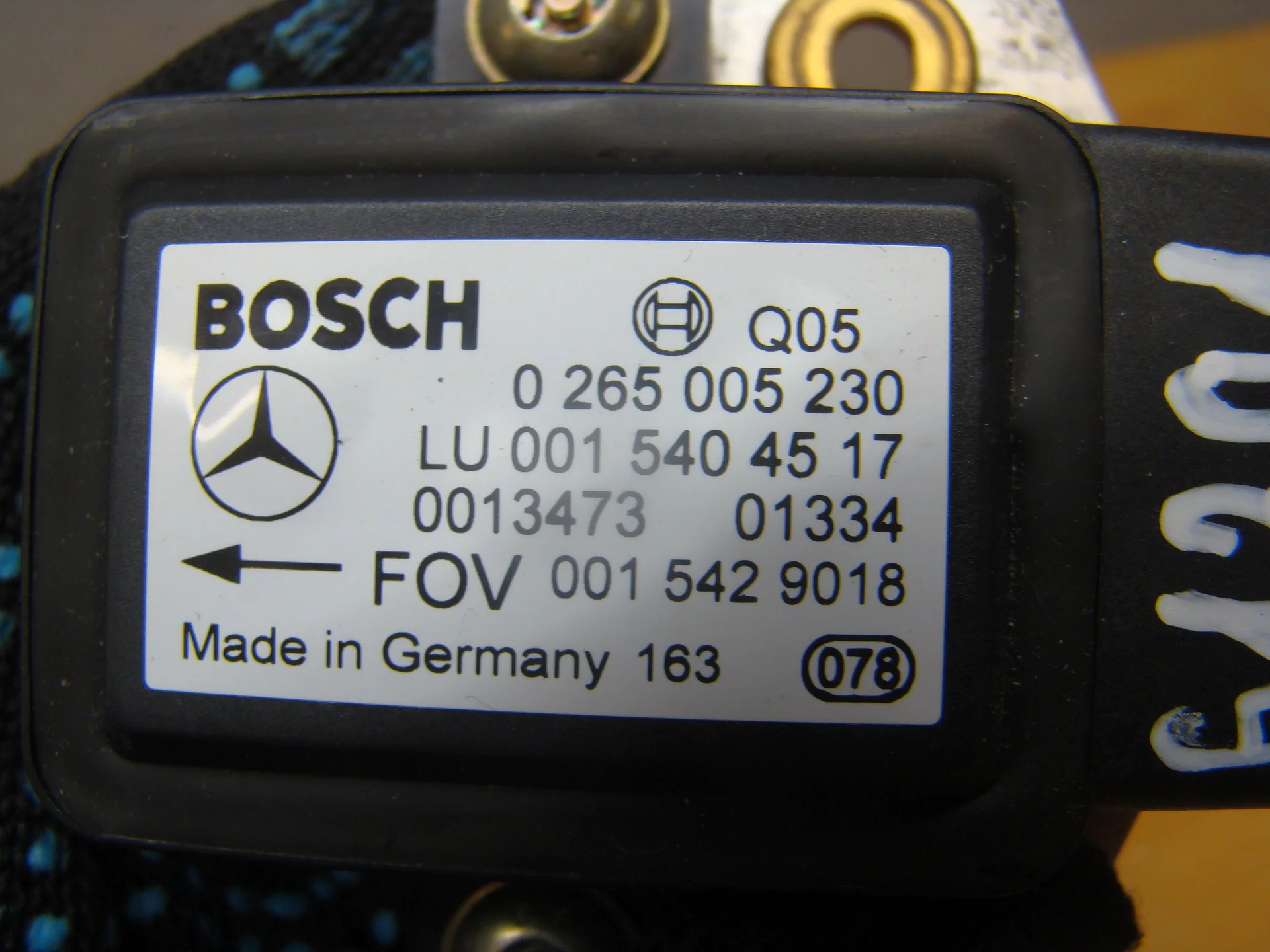 Датчик ускорения Mercedes-Benz W210  A0015404517 - миниатюра 3