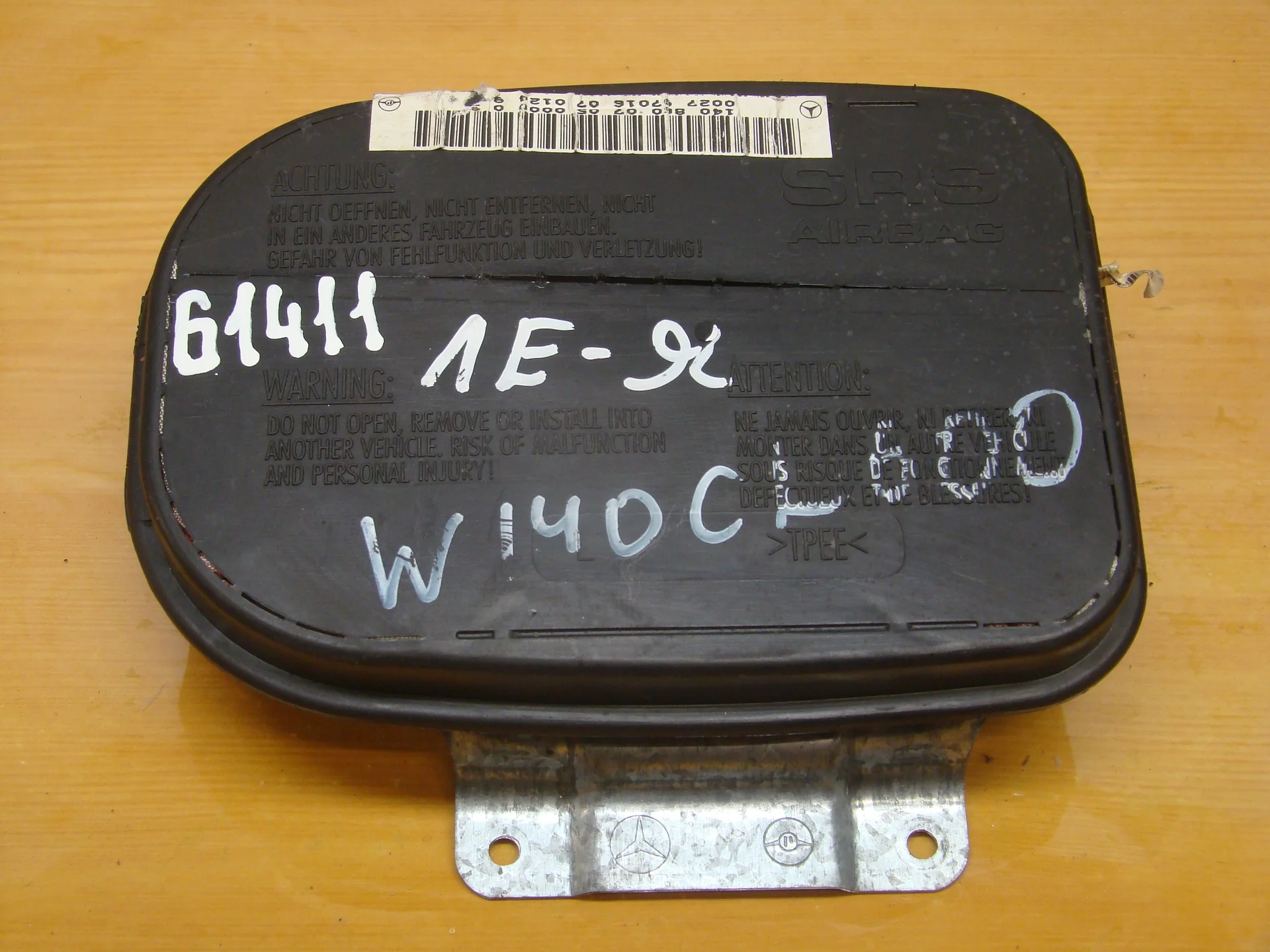 Подушка безопасности передней левой двери Mercedes-Benz C140 A1408600705 - изображение 1