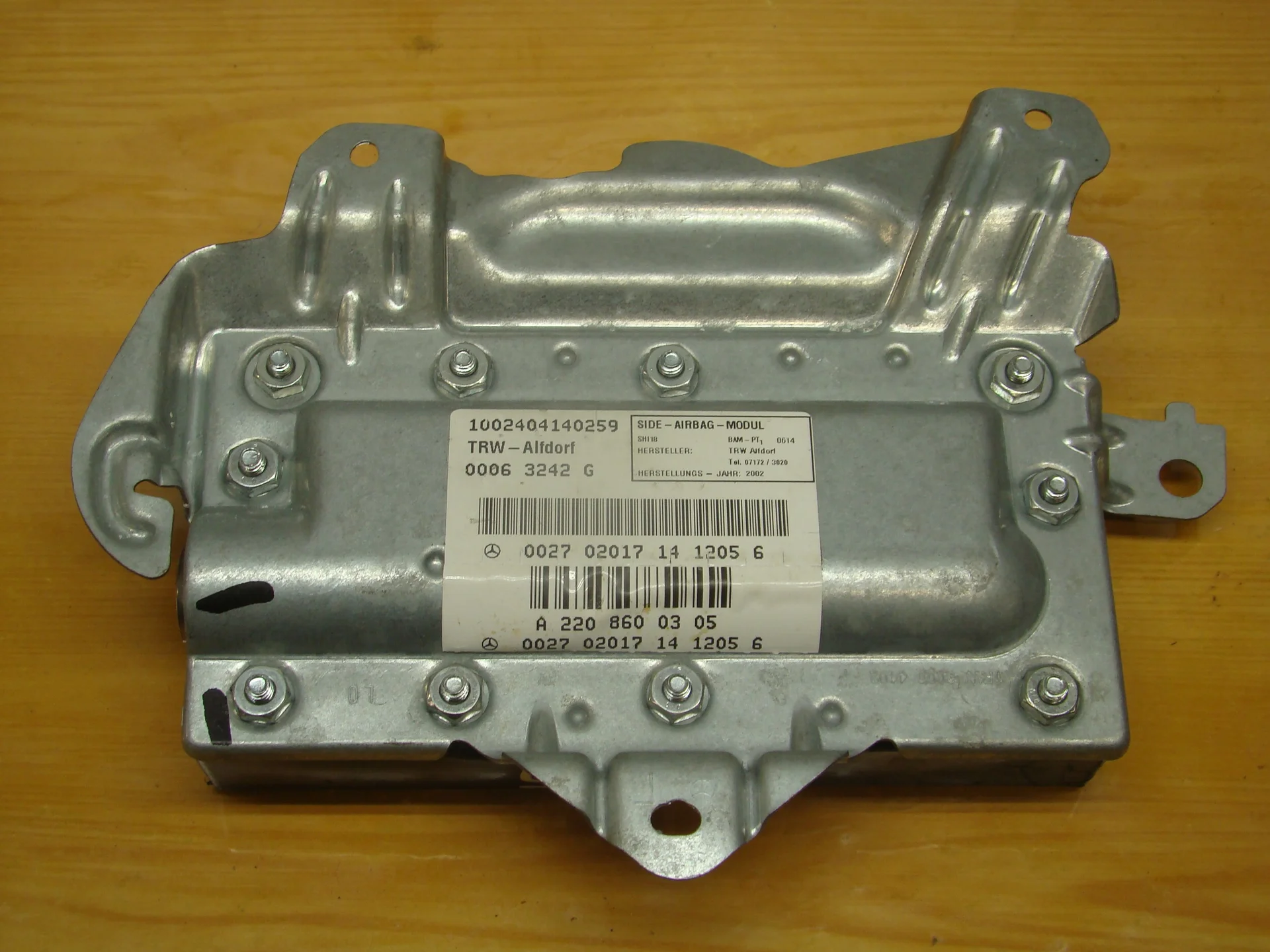 Подушка безопасности задней левой двери Mercedes-Benz W220  A2208600305 - миниатюра 2